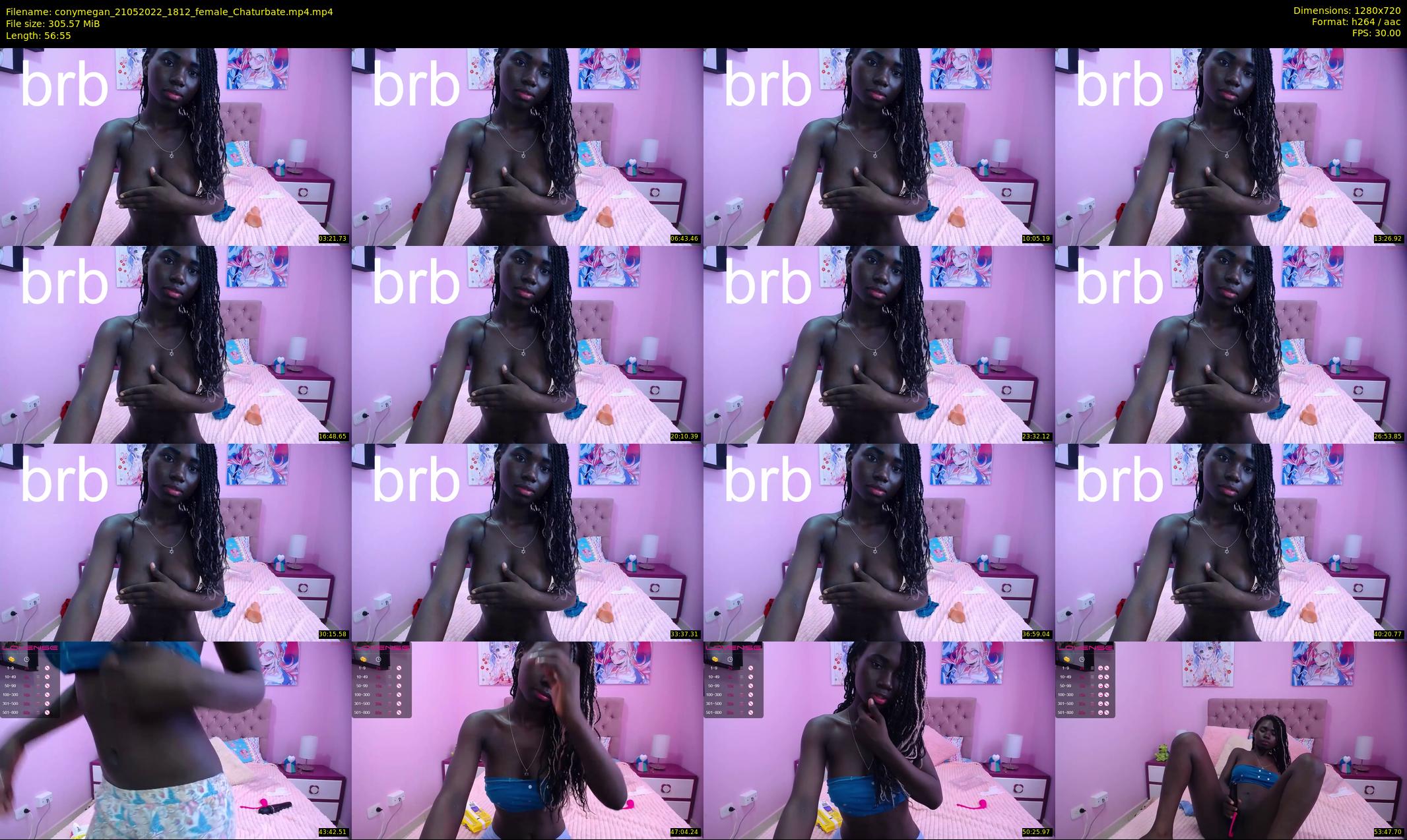 conymegan — 57 minute Chaturbate female cam show recording, 720p, May 21, 2022