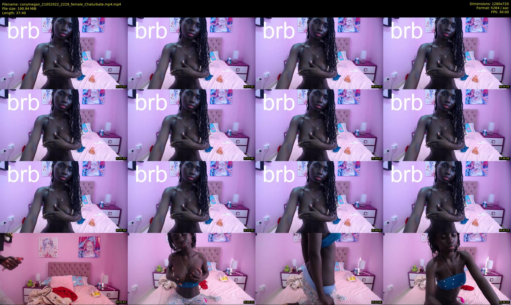 conymegan — 38 minute Chaturbate female cam show recording, 720p, May 21, 2022