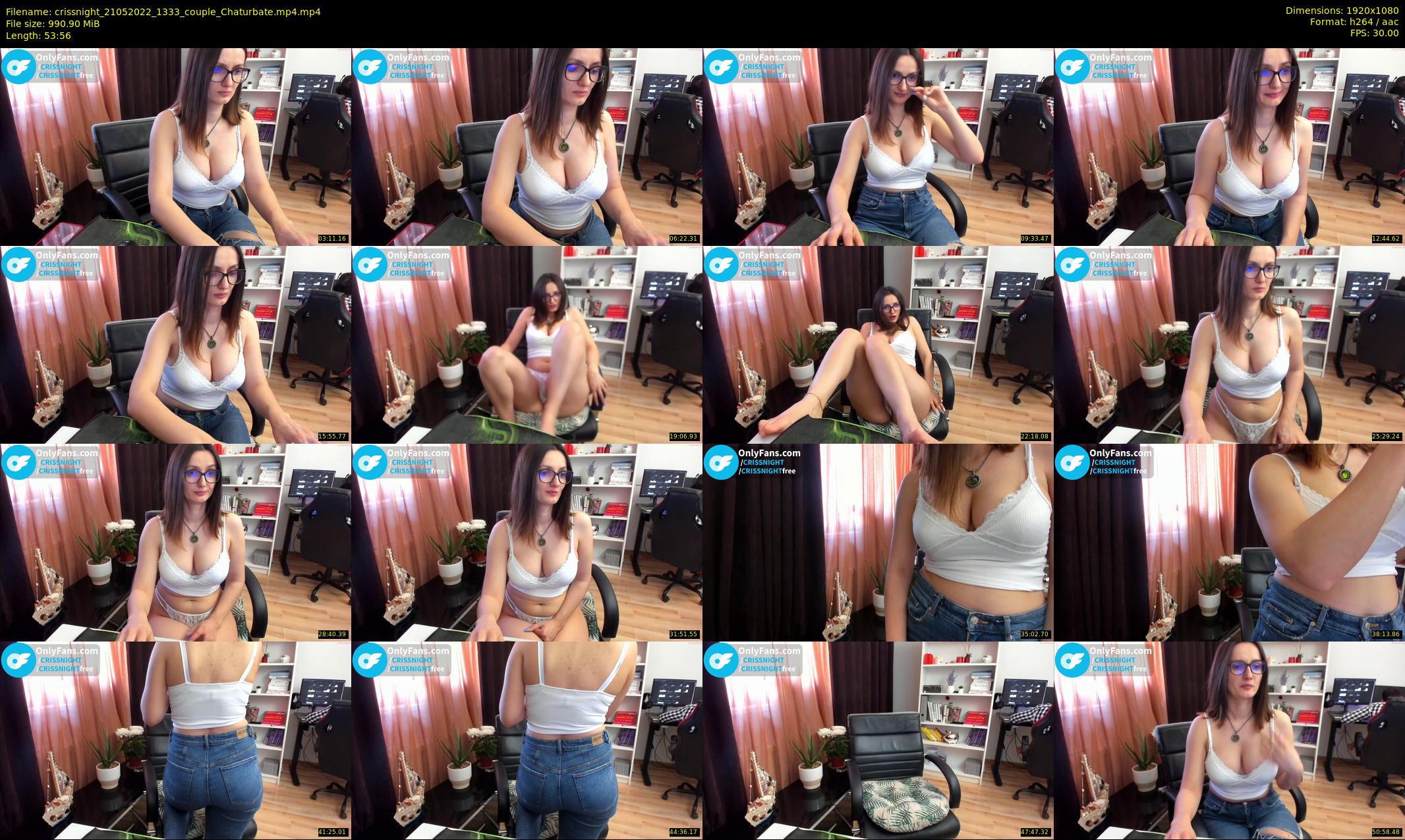 crissnight — 54 minute Chaturbate female cam show recording, 1080p, May 21, 2022