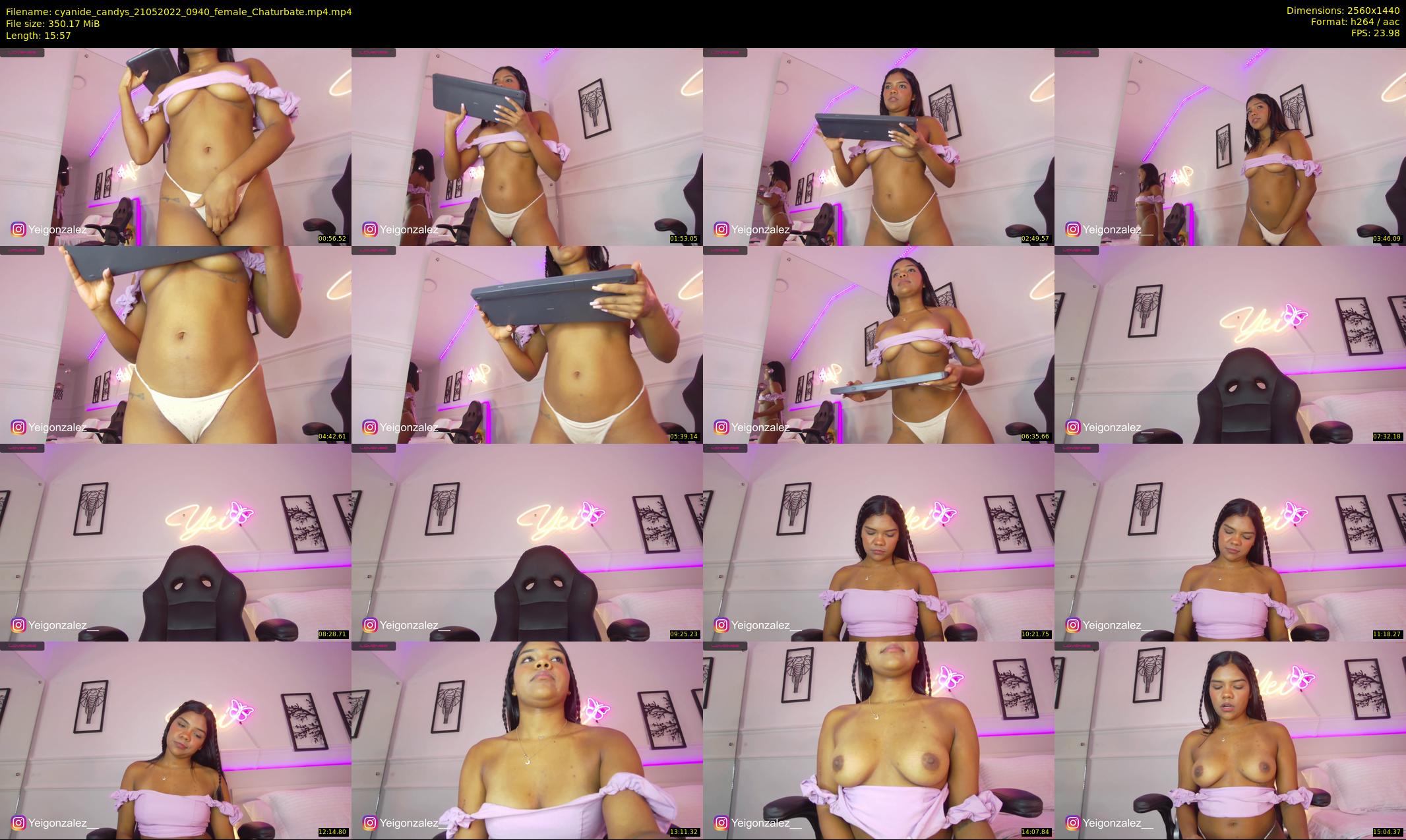 cyanide_candys — 16 minute Chaturbate female cam show recording, 1080p, May 21, 2022