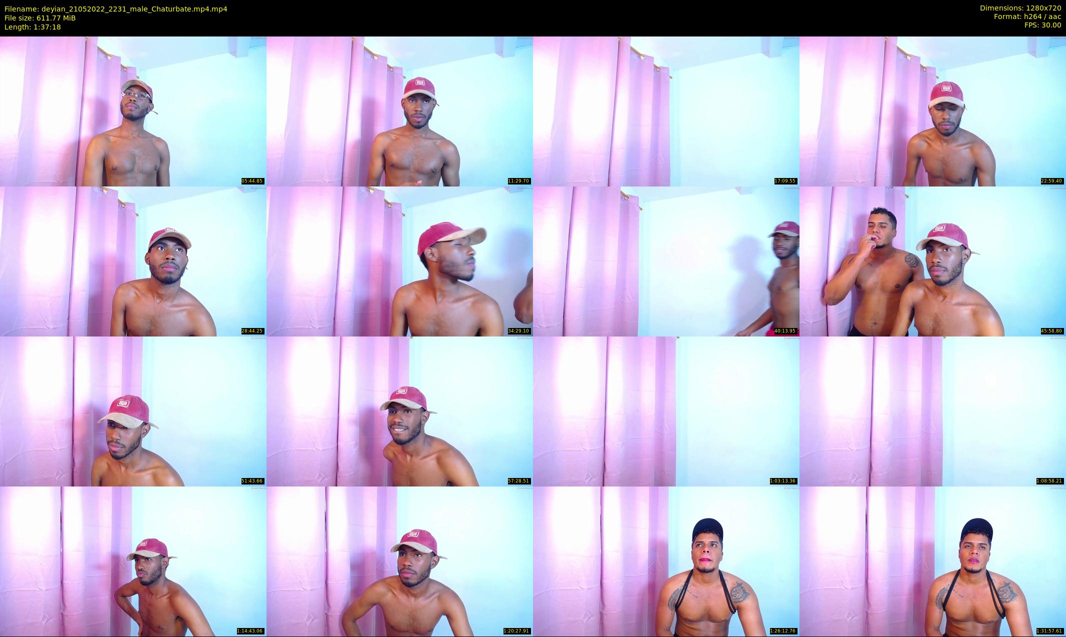 deyian — 98 minute Chaturbate male cam show recording, 720p, May 21, 2022