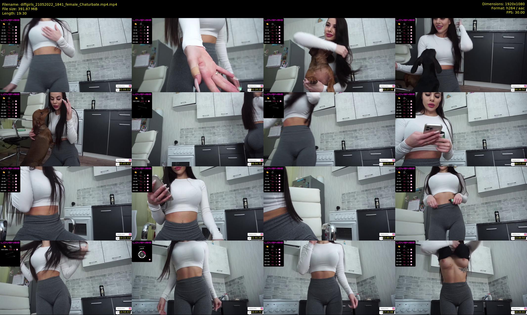 diffgirls — 20 minute Chaturbate female cam show recording, 1080p, May 21, 2022