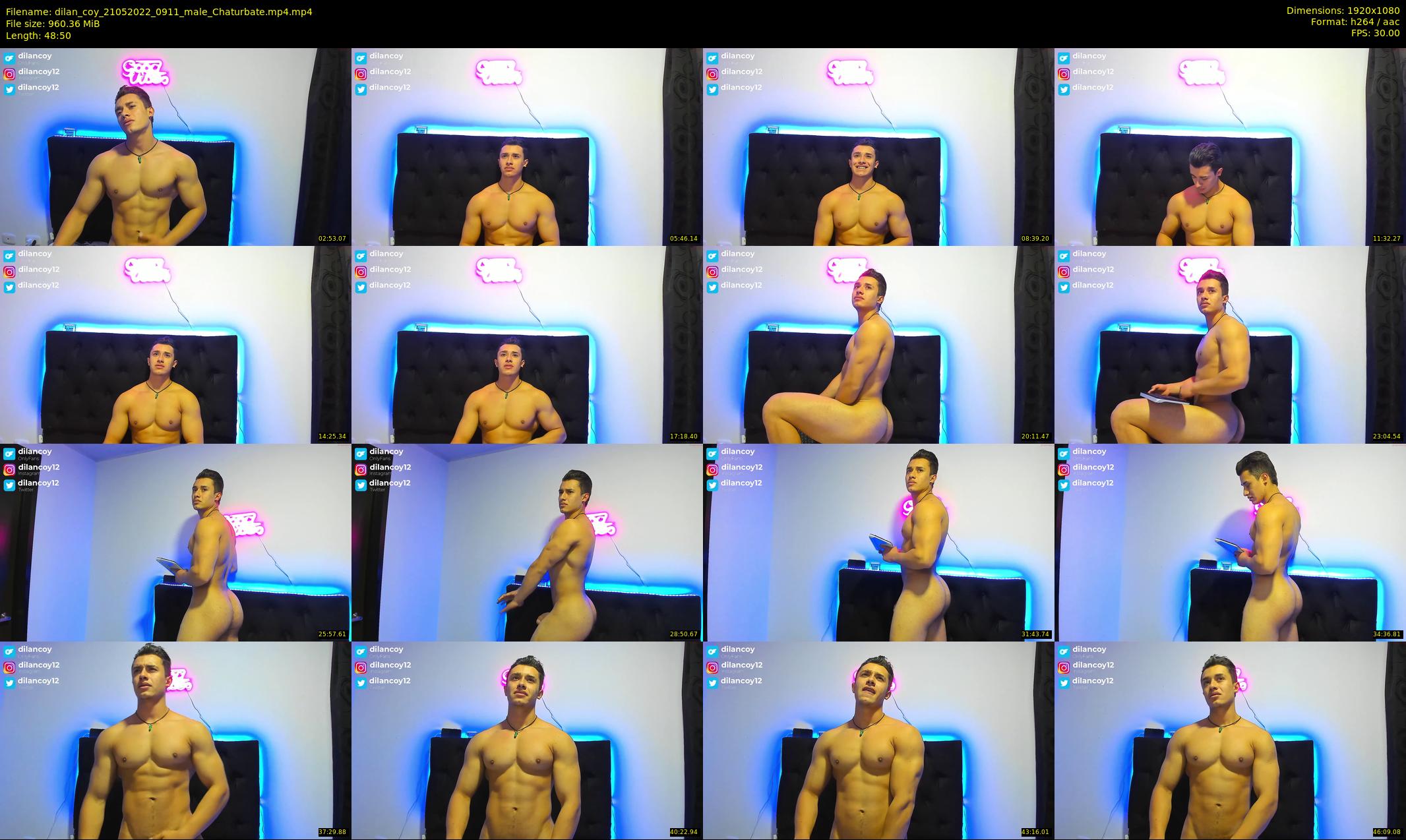 dilan_coy — 49 minute Chaturbate male cam show recording, 1080p, May 21, 2022