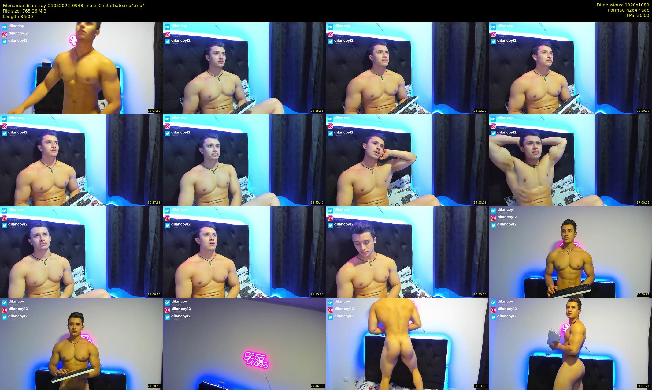 dilan_coy — 36 minute Chaturbate male cam show recording, 1080p, May 21, 2022