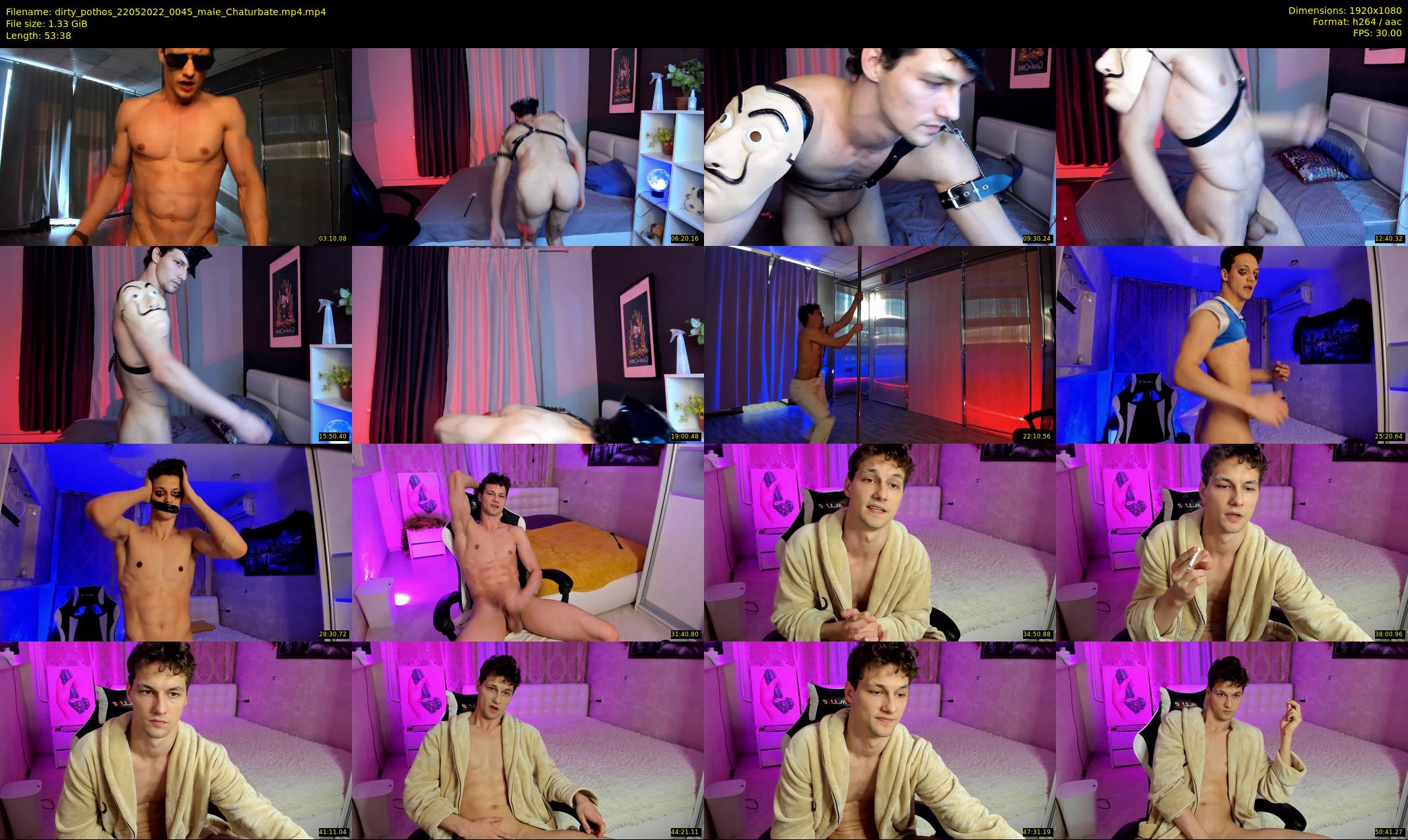 dirty_pothos — 54 minute Chaturbate male cam show recording, 1080p, May 22, 2022