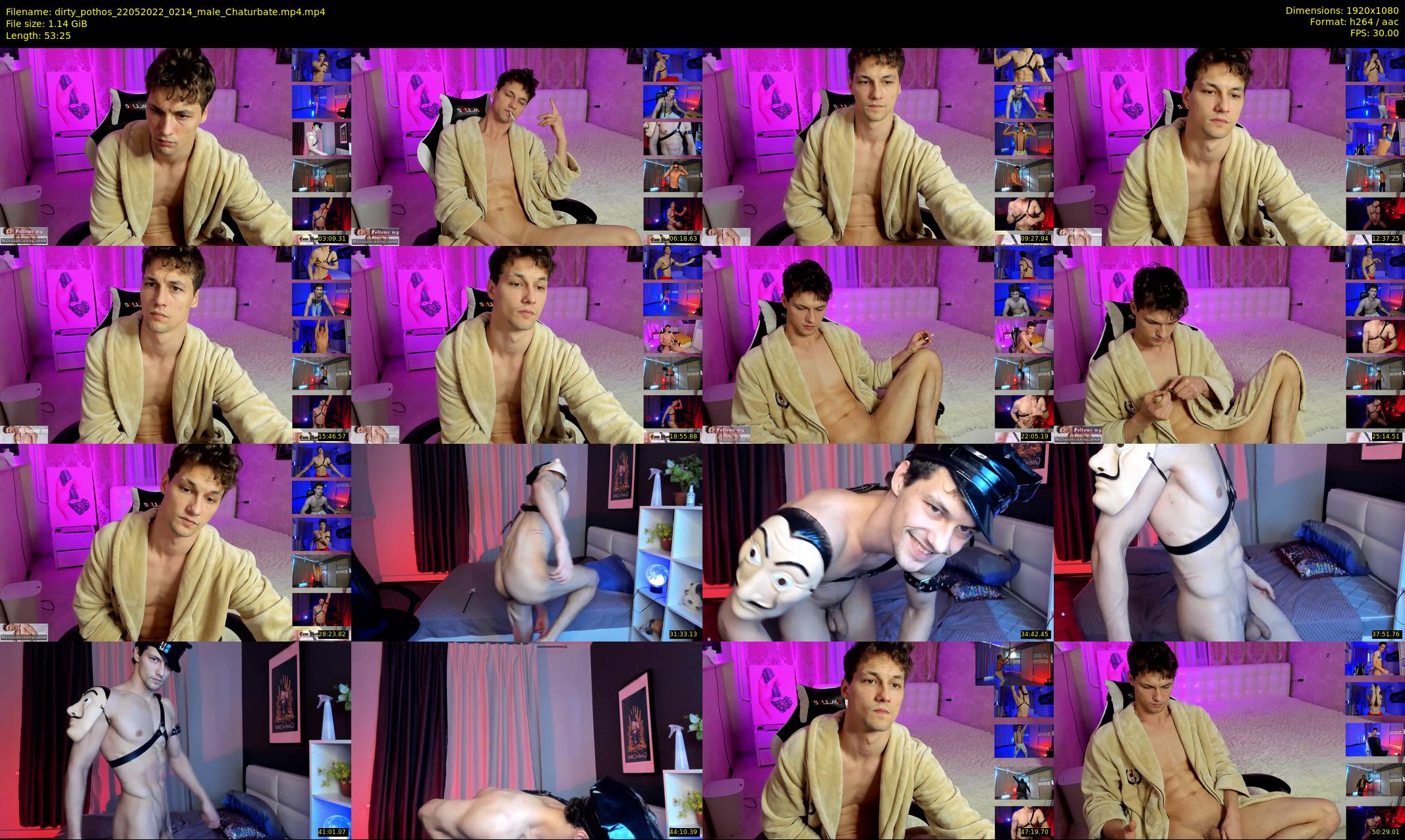 dirty_pothos — 54 minute Chaturbate male cam show recording, 1080p, May 22, 2022