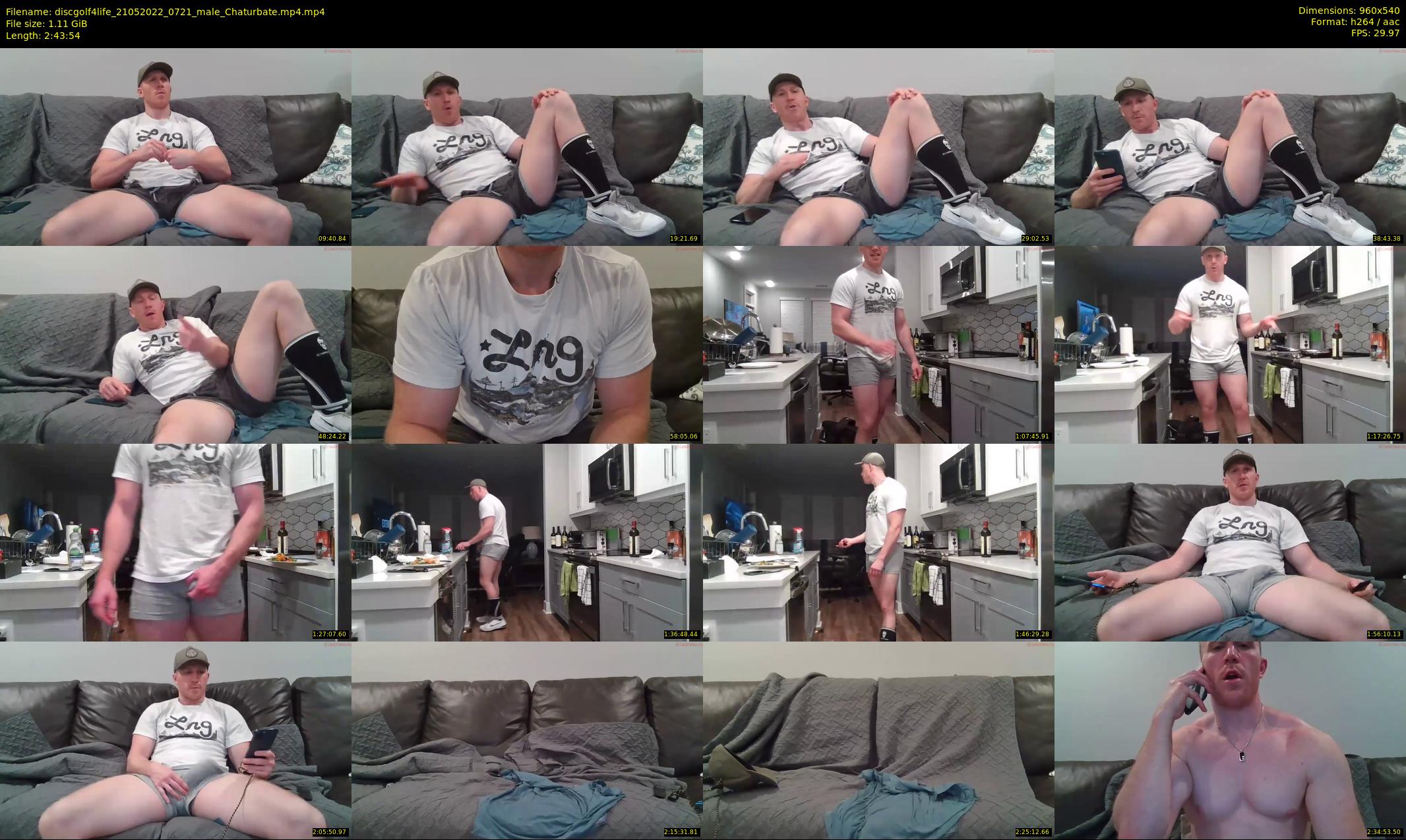 discgolf4life — 164 minute Chaturbate male cam show recording, 480p, May 21, 2022