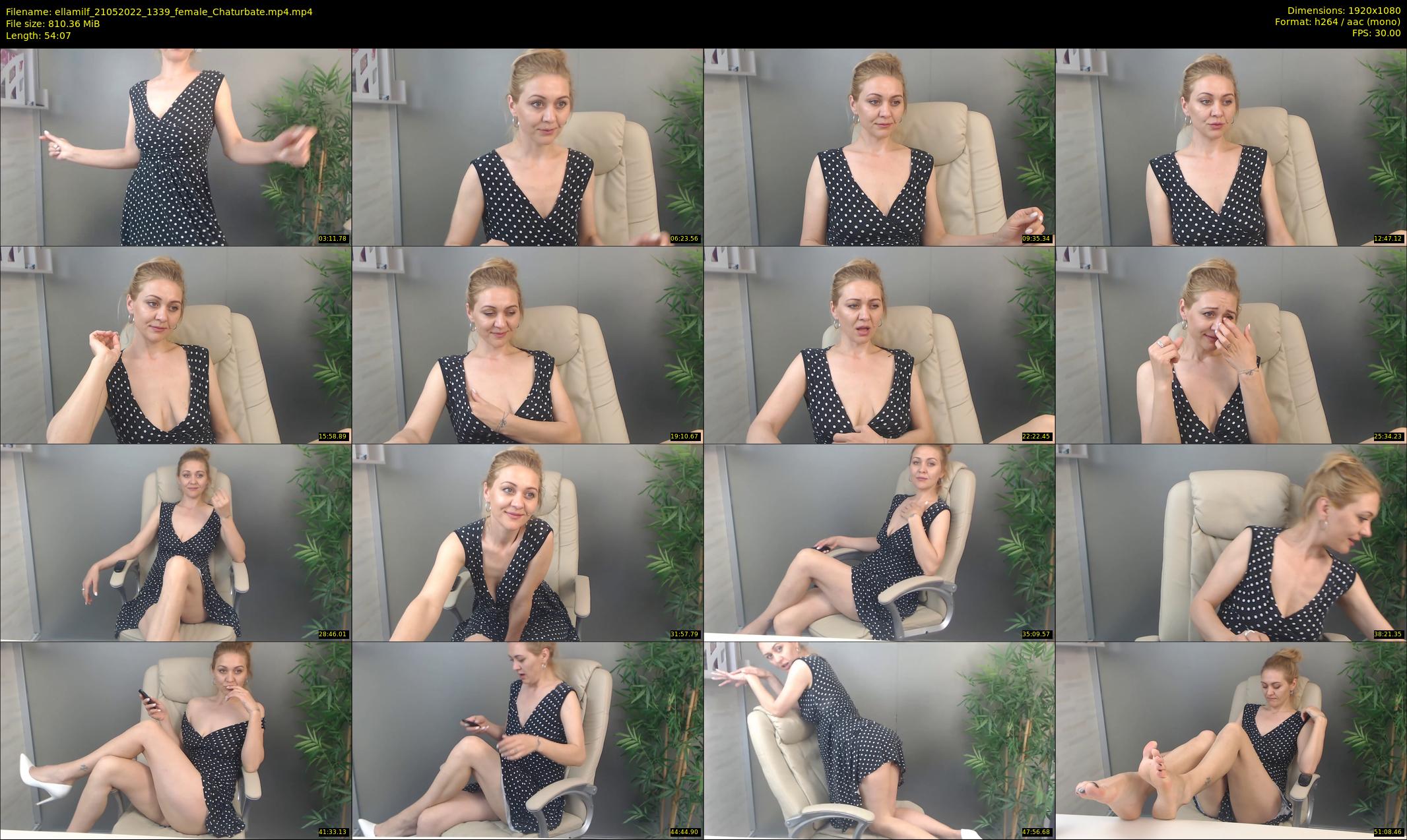 ellamilf — 55 minute Chaturbate female cam show recording, 1080p, May 21, 2022
