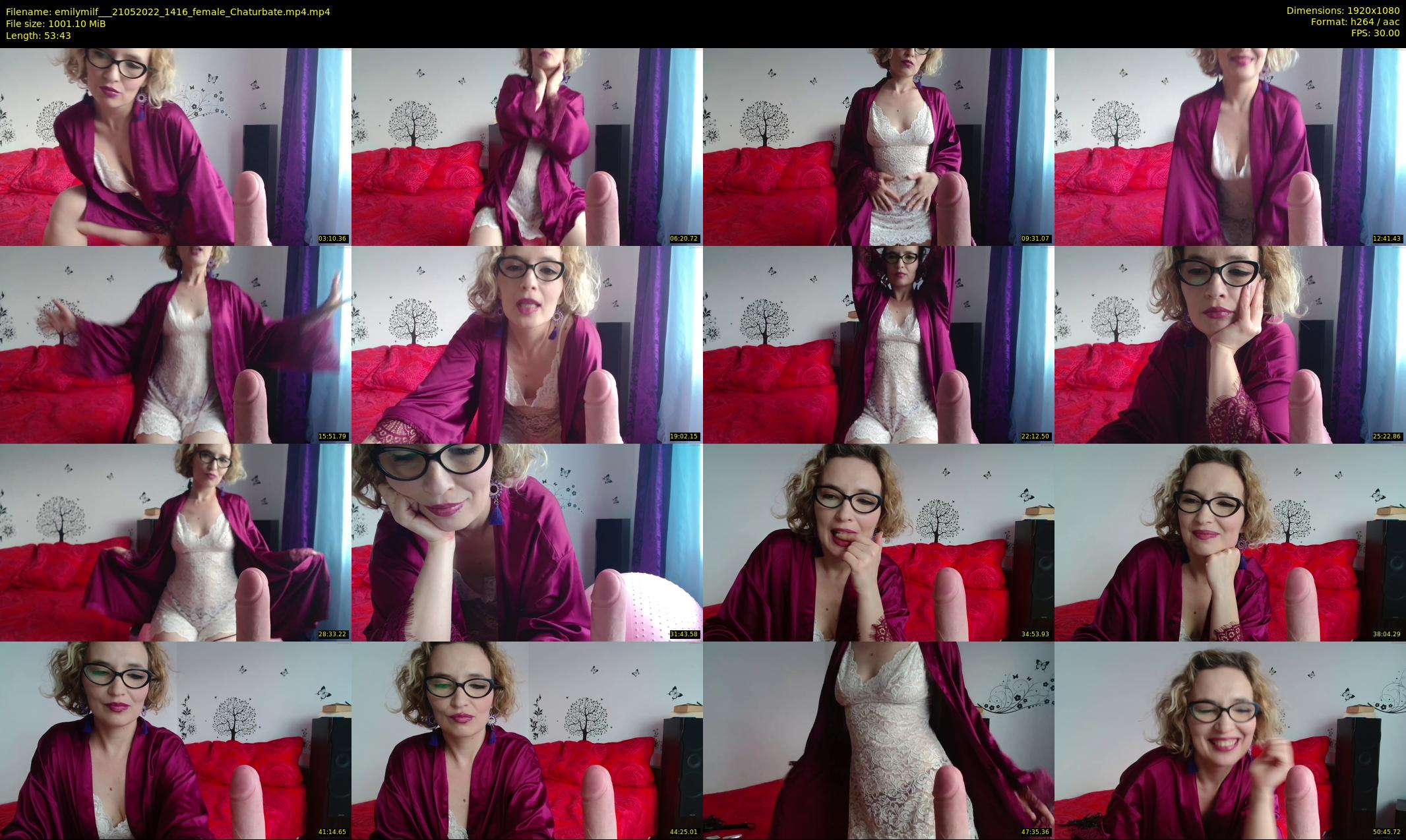 emilymilf__ — 54 minute Chaturbate female cam show recording, 1080p, May 21, 2022