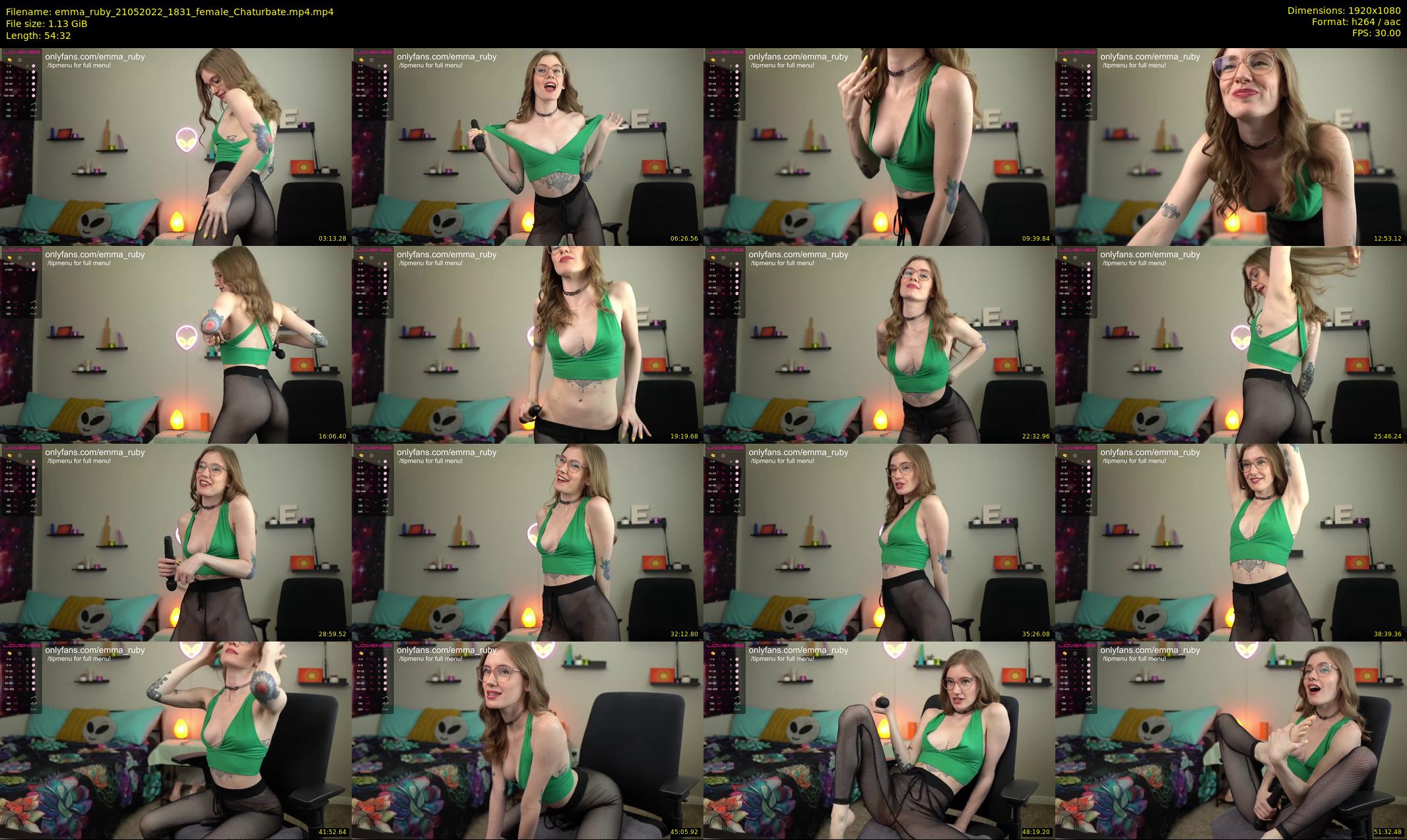 emma_ruby — 55 minute Chaturbate female cam show recording, 1080p, May 21, 2022