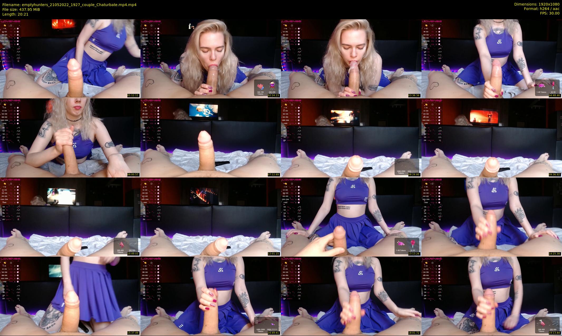 emptyhunters — 21 minute Chaturbate couple cam show recording, 1080p, May 21, 2022