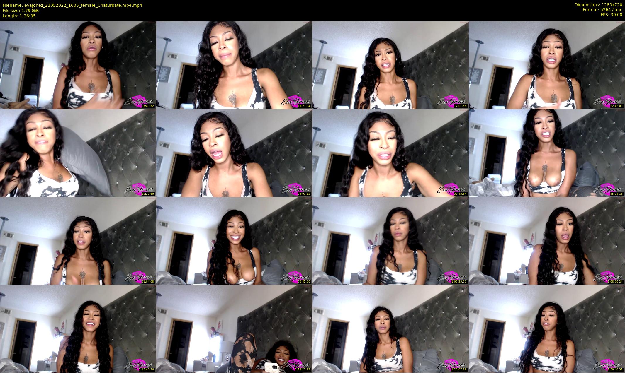 evajonez — 97 minute Chaturbate female cam show recording, 720p, May 21, 2022
