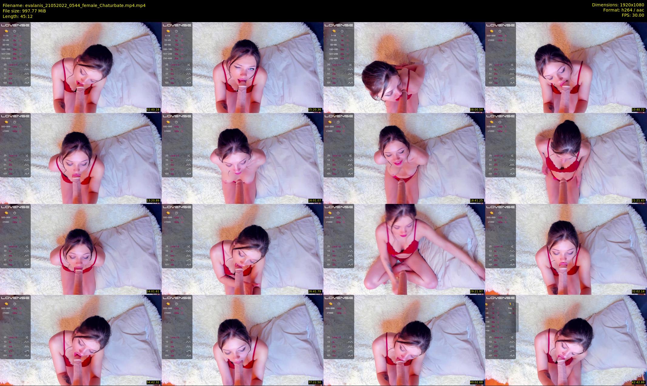 evalanis — 46 minute Chaturbate couple cam show recording, 1080p, May 21, 2022