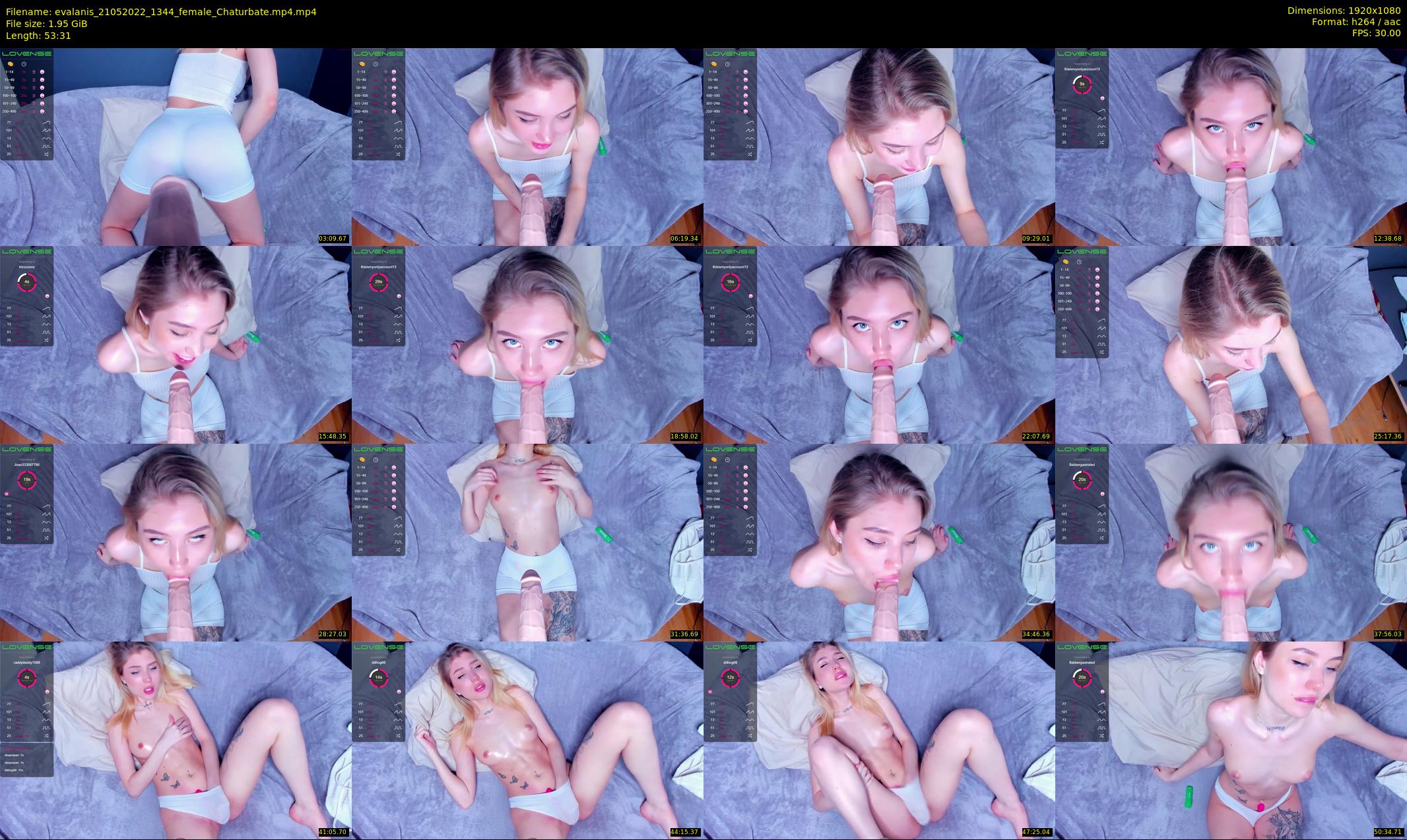 evalanis — 54 minute Chaturbate couple cam show recording, 1080p, May 21, 2022