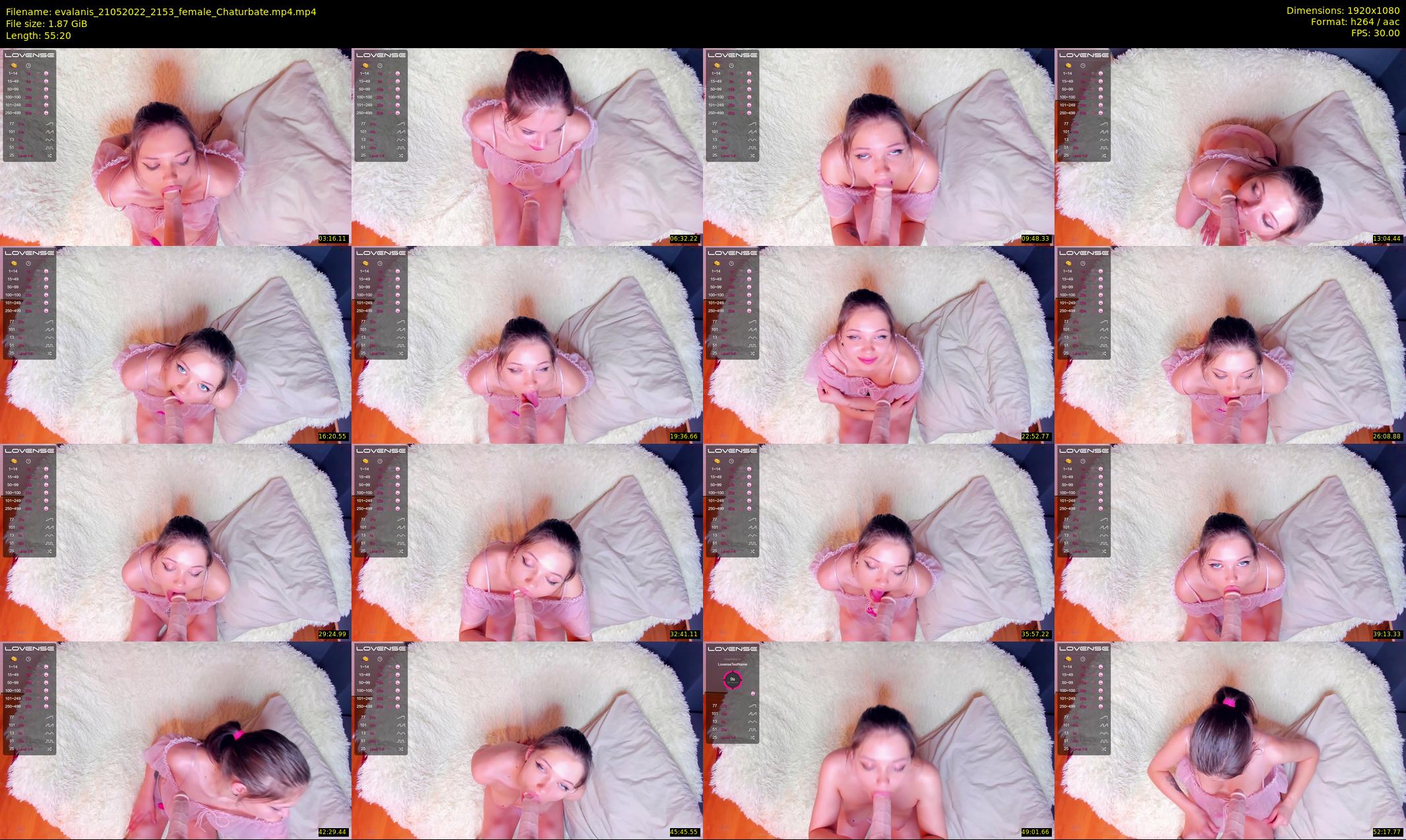 evalanis — 56 minute Chaturbate couple cam show recording, 1080p, May 21, 2022