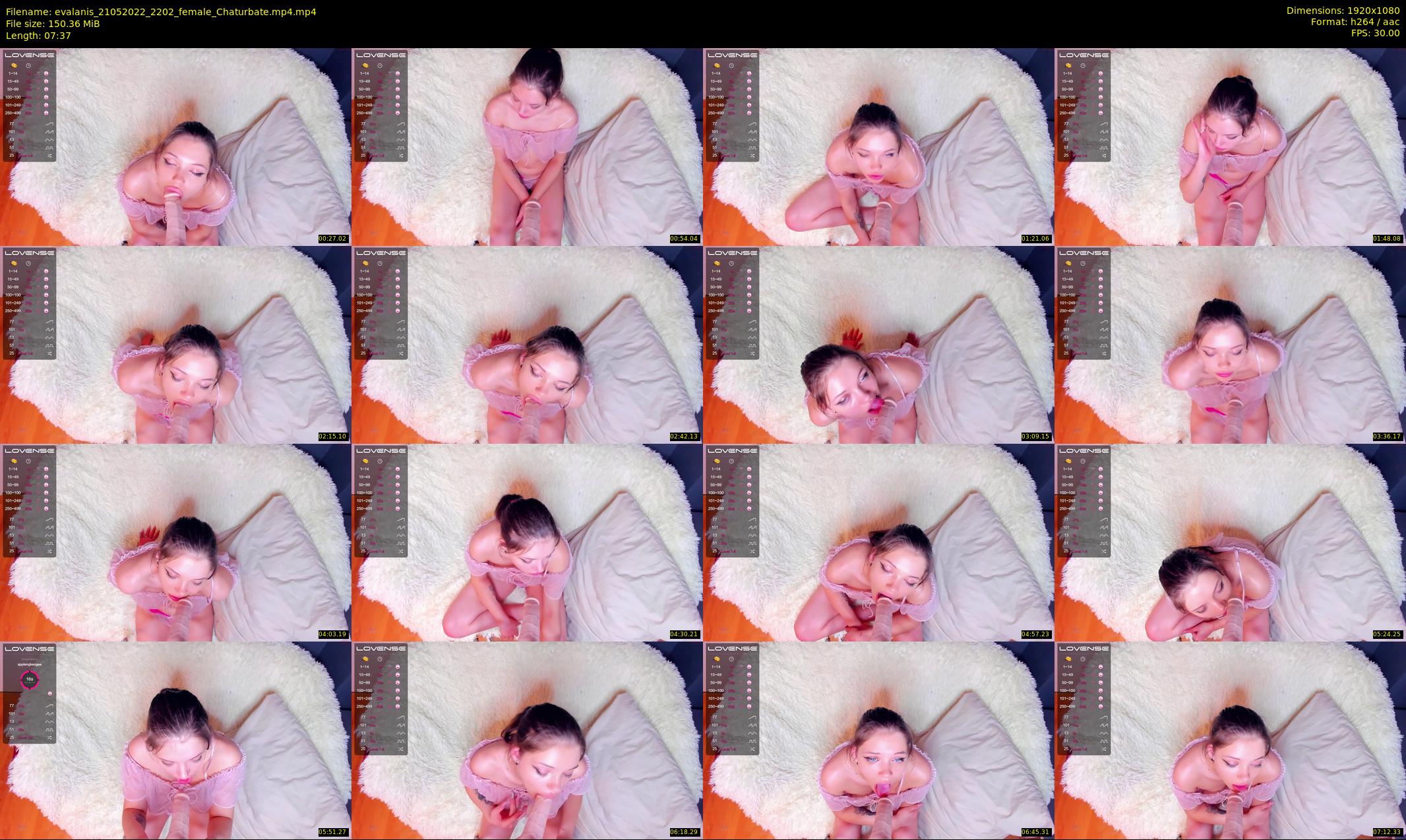 evalanis — 8 minute Chaturbate couple cam show recording, 1080p, May 21, 2022