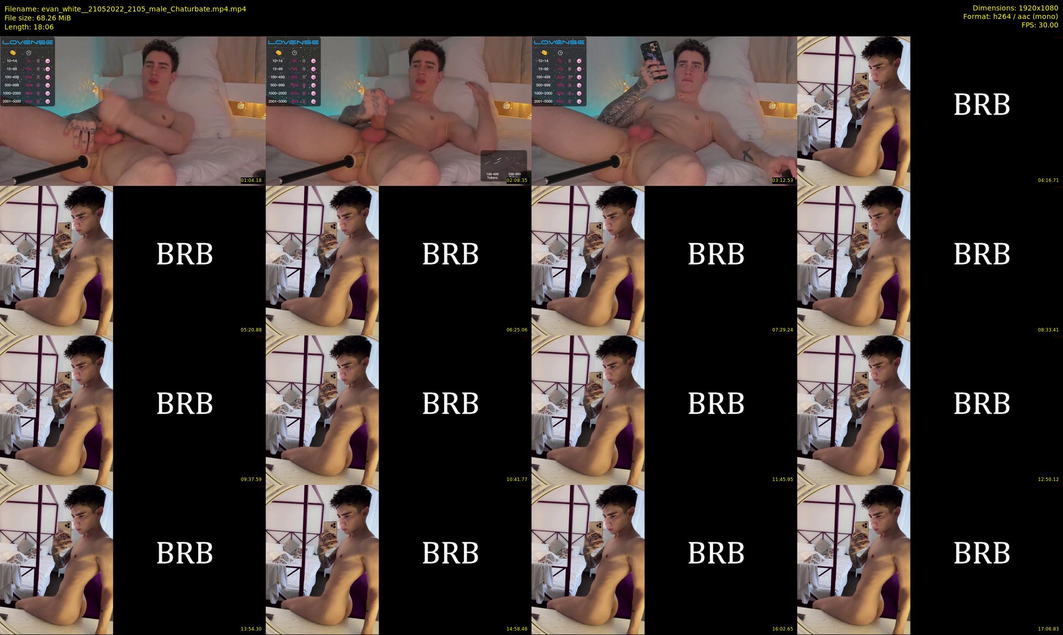 evan_white_ — 19 minute Chaturbate male cam show recording, 1080p, May 21, 2022