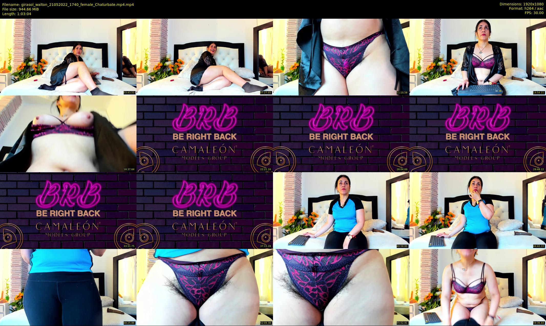 girasol_walton — 64 minute Chaturbate female cam show recording, 1080p, May 21, 2022