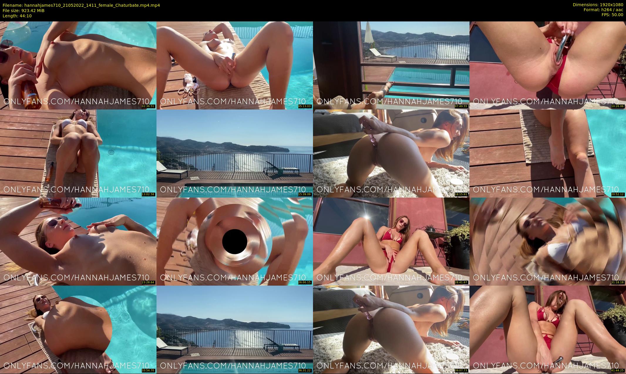 hannahjames710 — 45 minute Chaturbate female cam show recording, 1080p, May 21, 2022