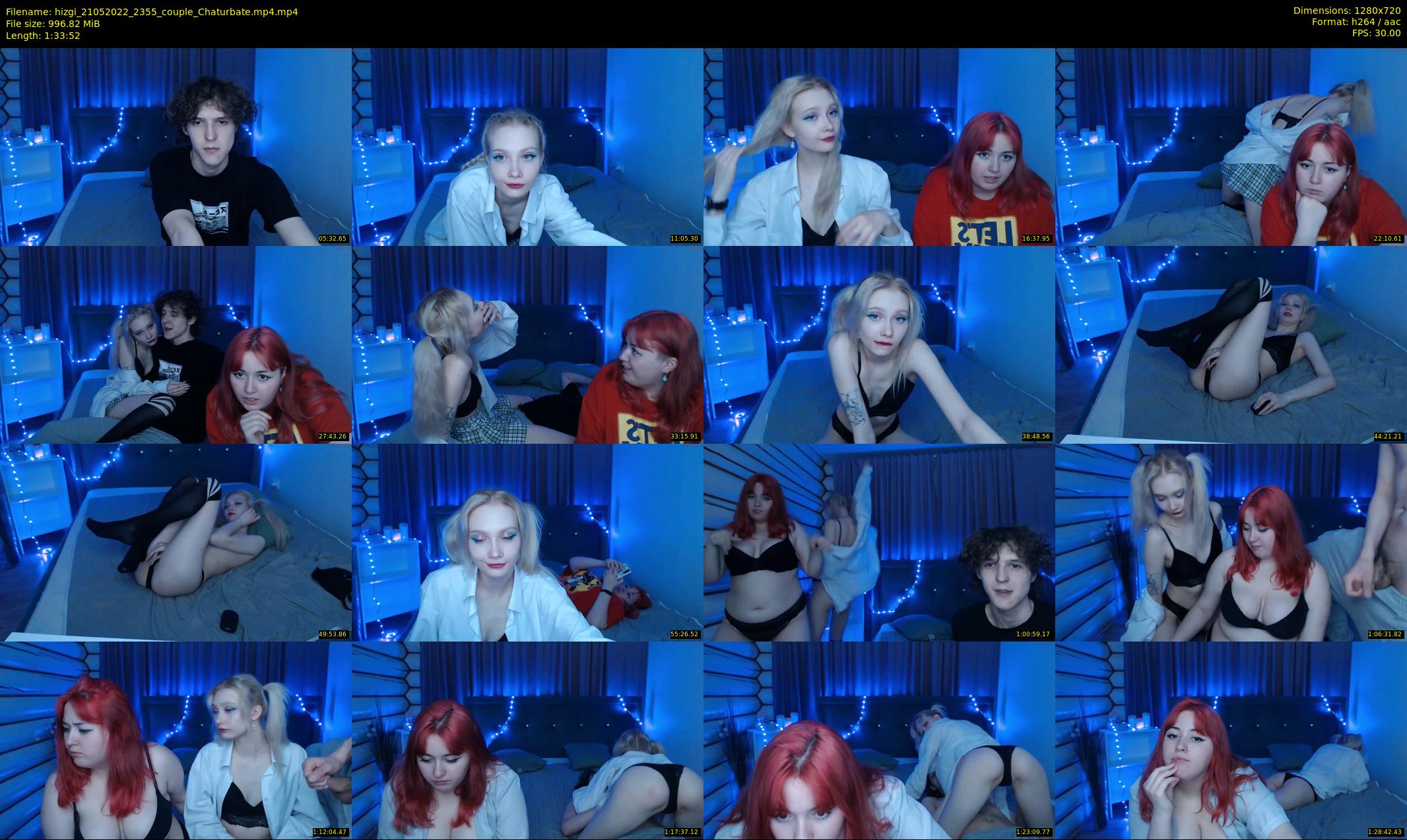hizgi — 94 minute Chaturbate couple cam show recording, 720p, May 21, 2022