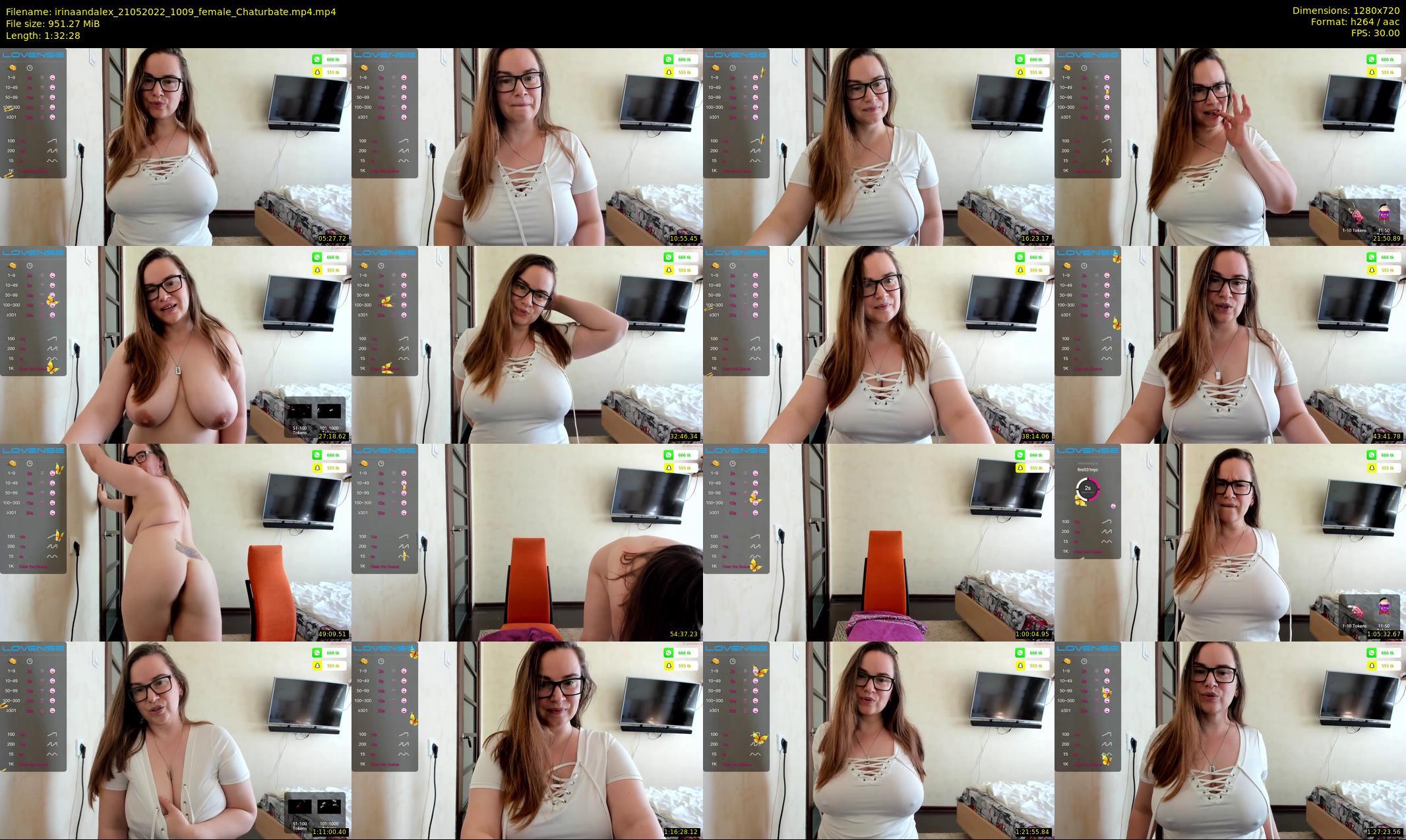 irinaandalex — 93 minute Chaturbate couple cam show recording, 720p, May 21, 2022