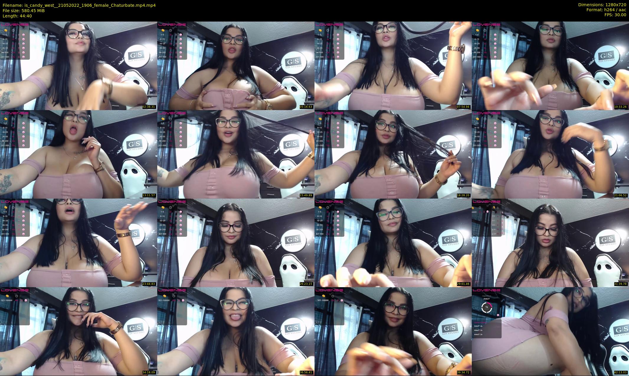 is_candy_west_ — 45 minute Chaturbate female cam show recording, 720p, May 21, 2022