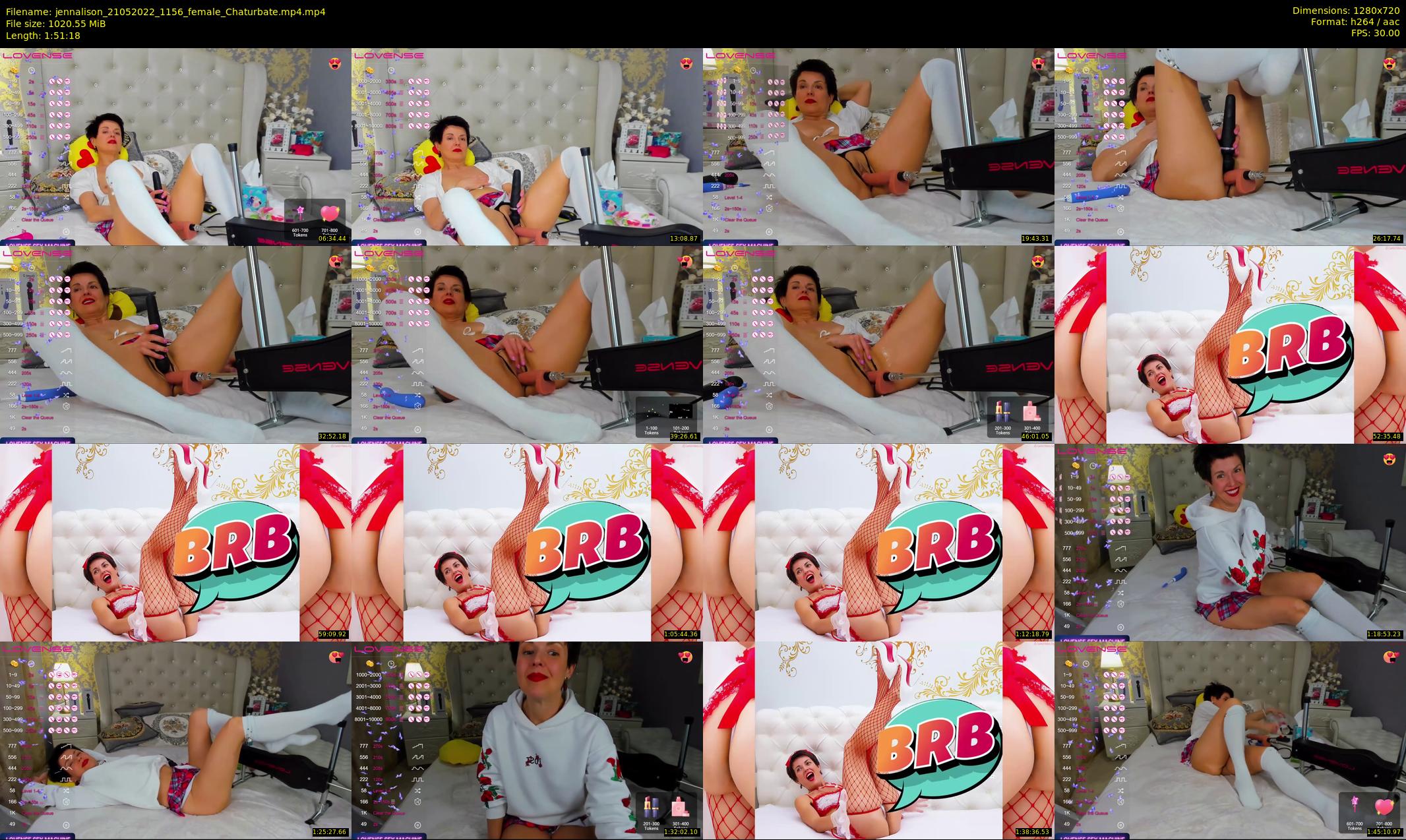 jennalison — 112 minute Chaturbate female cam show recording, 720p, May 21, 2022