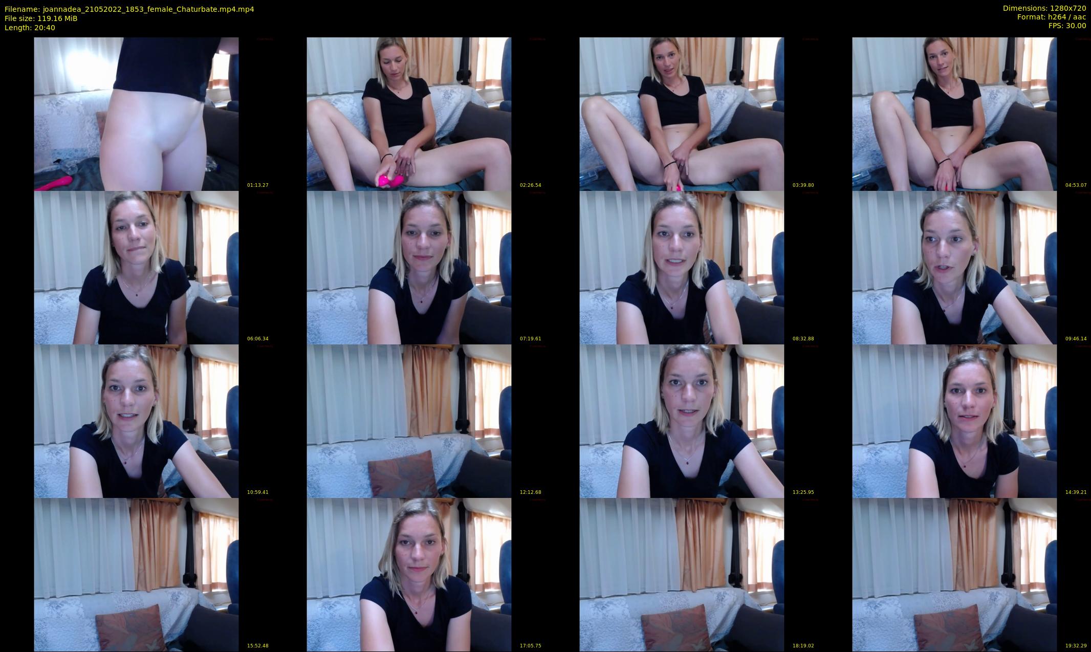 joannadea — 21 minute Chaturbate female cam show recording, 720p, May 21, 2022