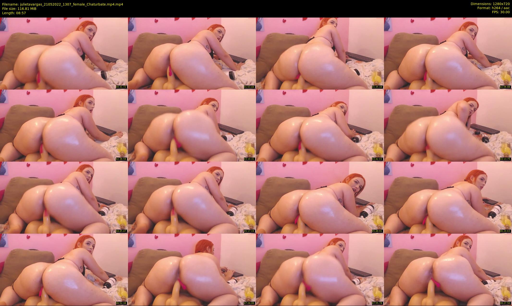 julietavargas — 9 minute Chaturbate female cam show recording, 720p, May 21, 2022