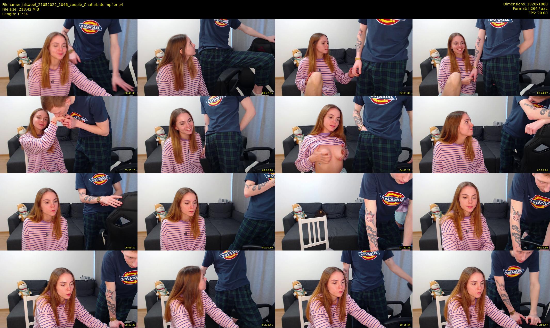 julsweet — 12 minute Chaturbate male cam show recording, 1080p, May 21, 2022