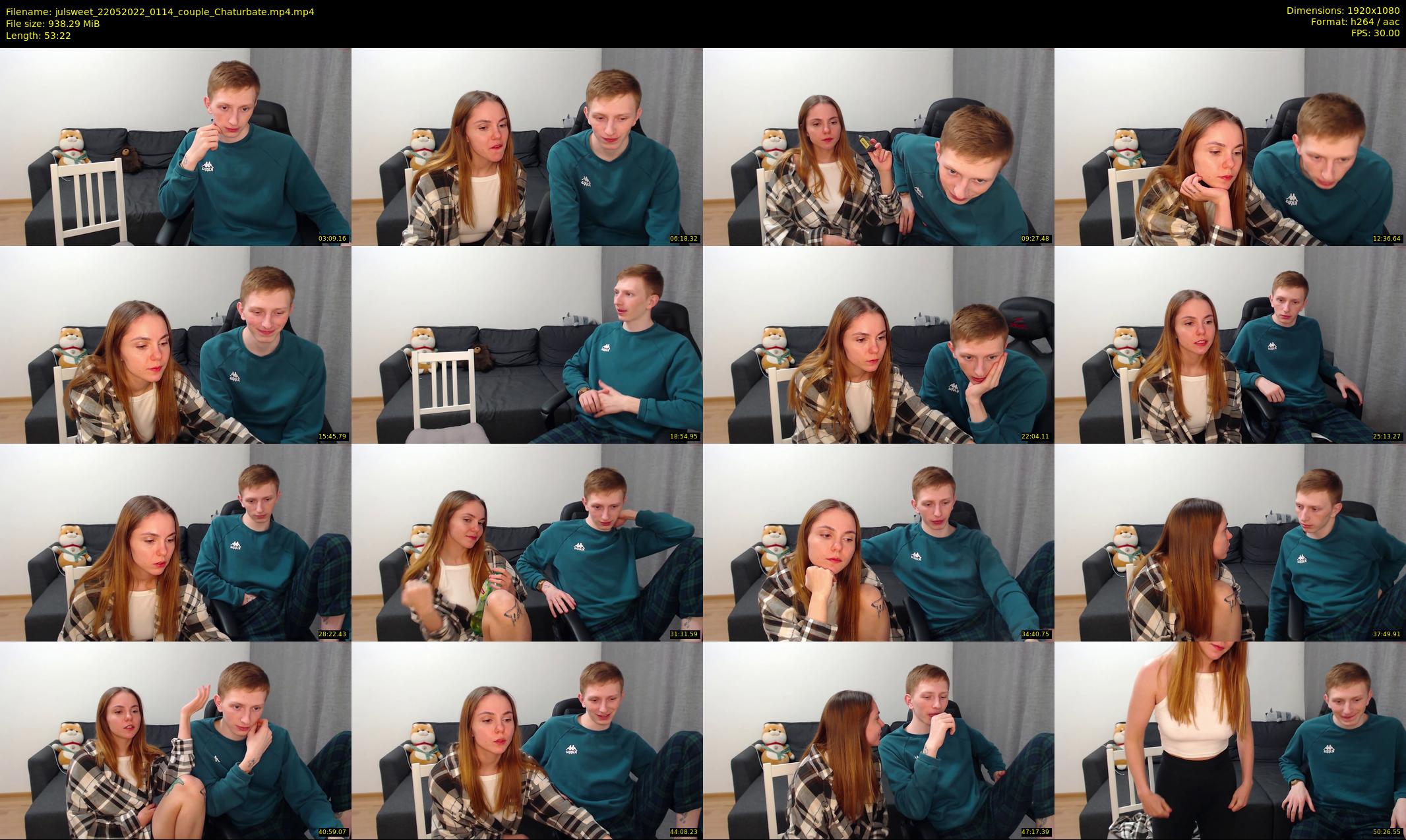julsweet — 54 minute Chaturbate male cam show recording, 1080p, May 22, 2022