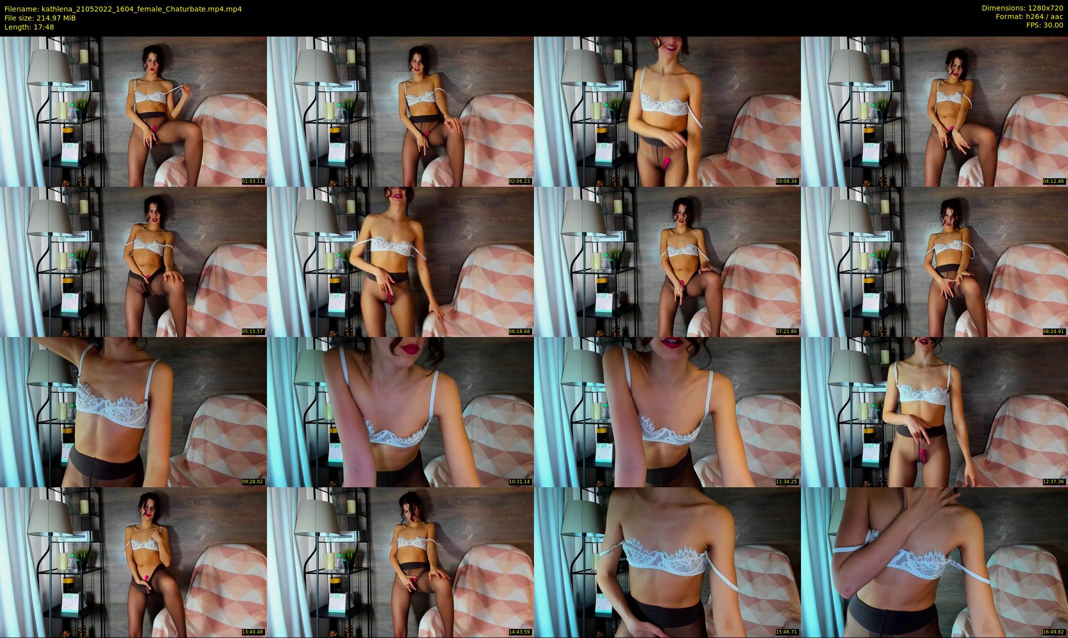 kathlena — 18 minute Chaturbate female cam show recording, 720p, May 21, 2022