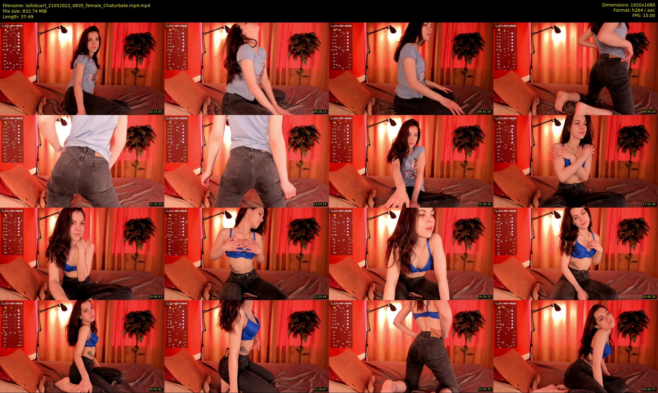 lallistuart — 38 minute Chaturbate female cam show recording, 1080p, May 21, 2022