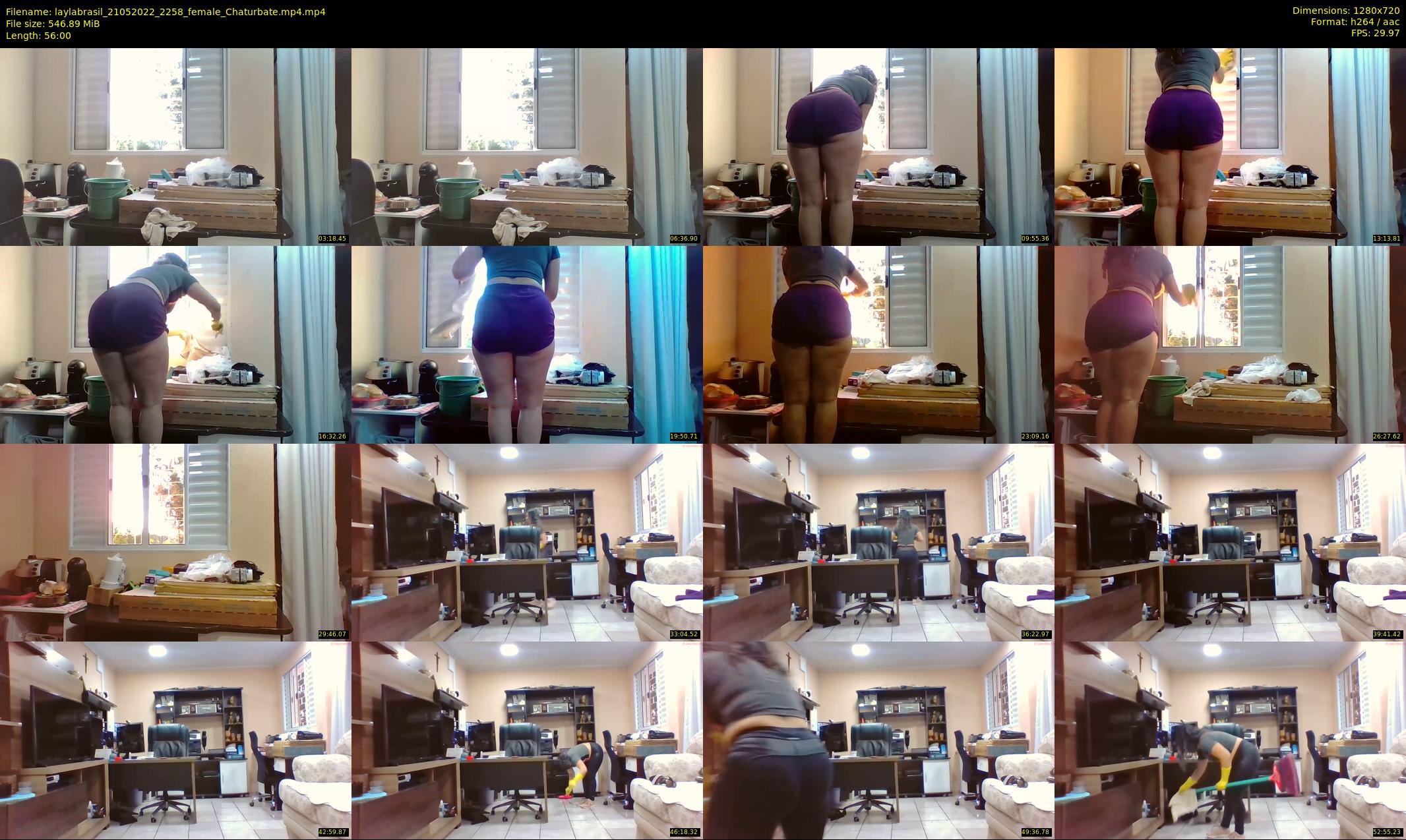 laylabrasil — 56 minute Chaturbate female cam show recording, 720p, May 21, 2022
