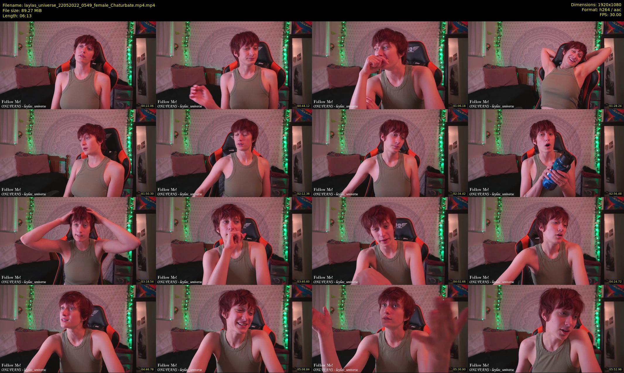 laylas_universe — 7 minute Chaturbate female cam show recording, 1080p, May 22, 2022