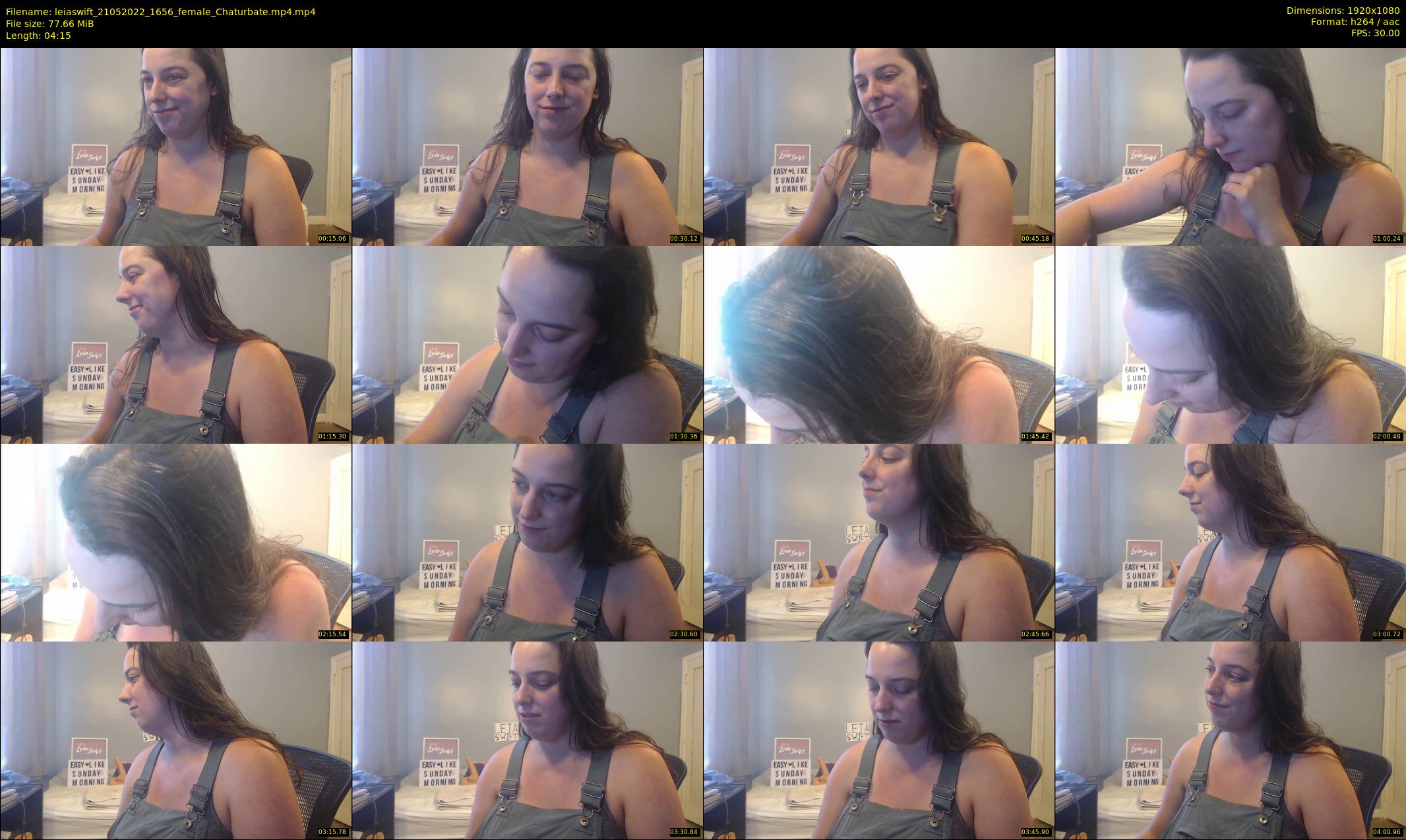 leiaswift — 5 minute Chaturbate female cam show recording, 1080p, May 21, 2022