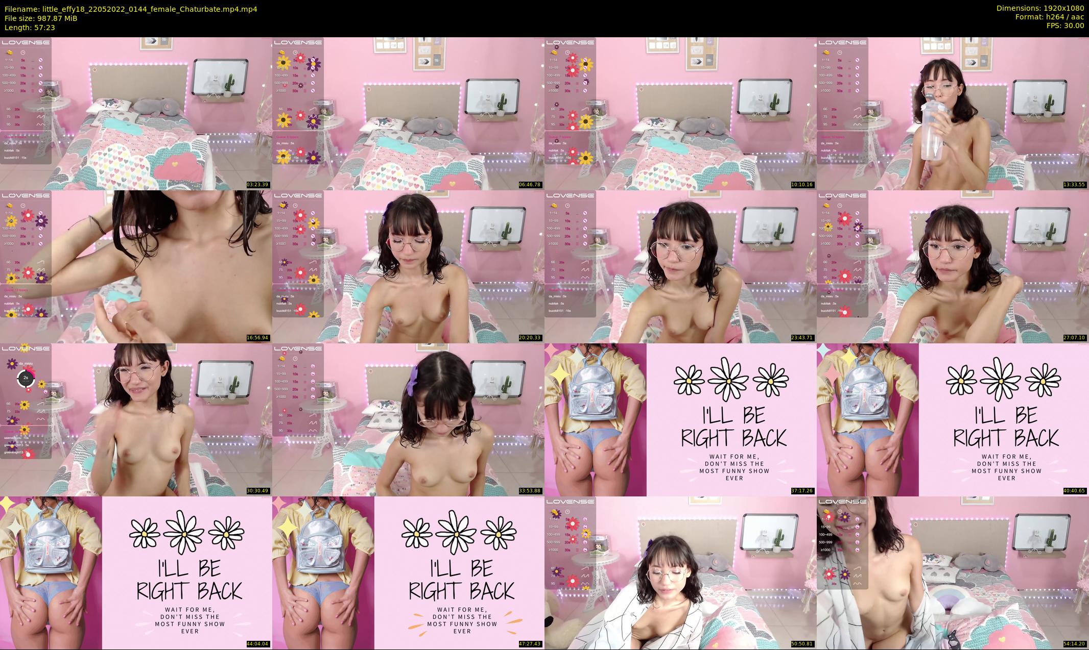 little_effy18 — 58 minute Chaturbate female cam show recording, 1080p, May 22, 2022