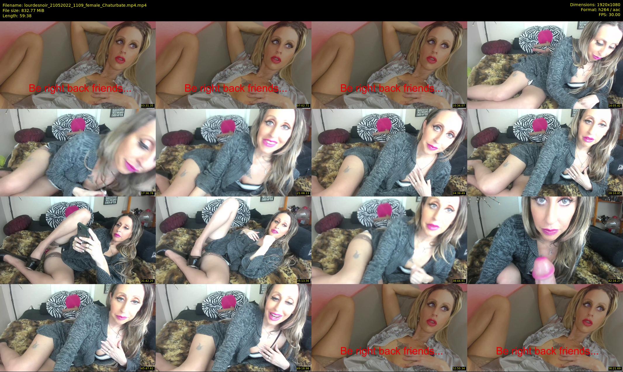 lourdesnoir — 60 minute Chaturbate female cam show recording, 1080p, May 21, 2022