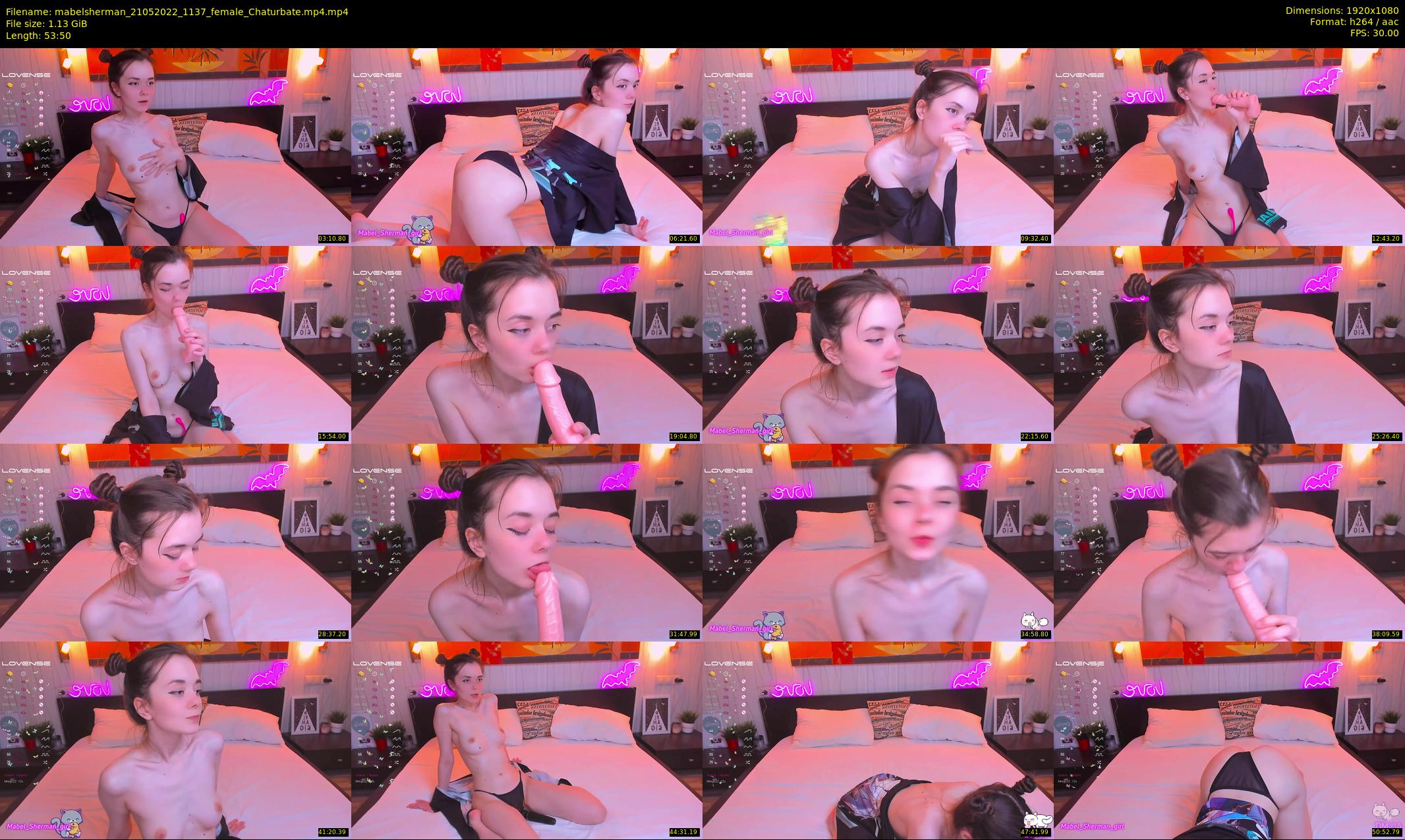 mabelsherman — 54 minute Chaturbate couple cam show recording, 1080p, May 21, 2022