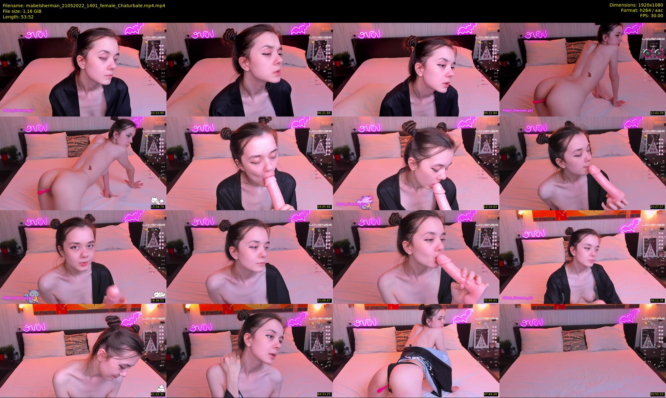 mabelsherman — 54 minute Chaturbate couple cam show recording, 1080p, May 21, 2022
