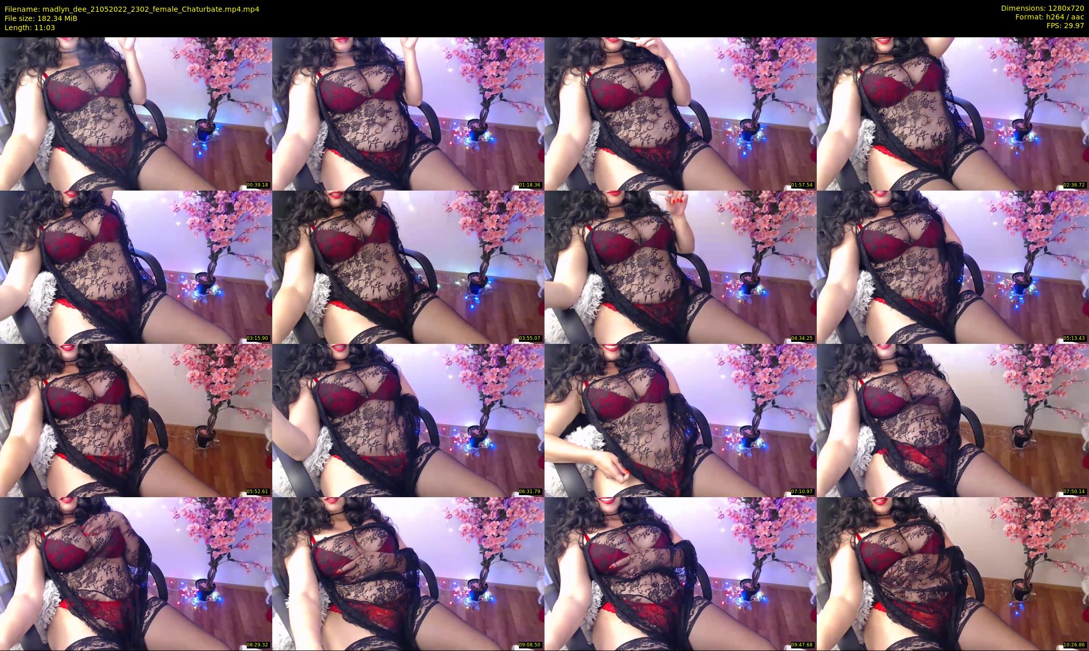madlyn_dee — 12 minute Chaturbate female cam show recording, 720p, May 21, 2022