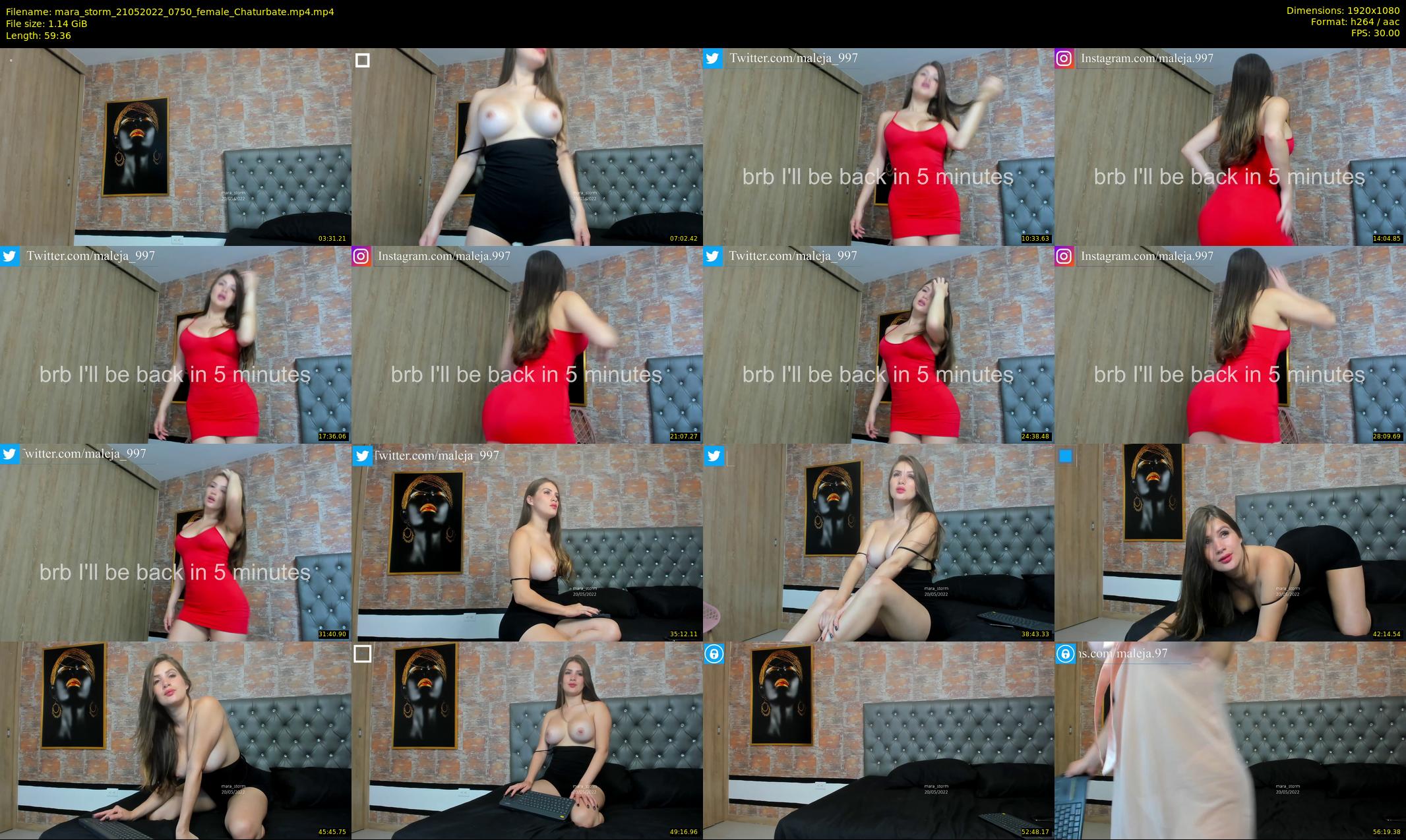 mara_storm — 60 minute Chaturbate female cam show recording, 1080p, May 21, 2022