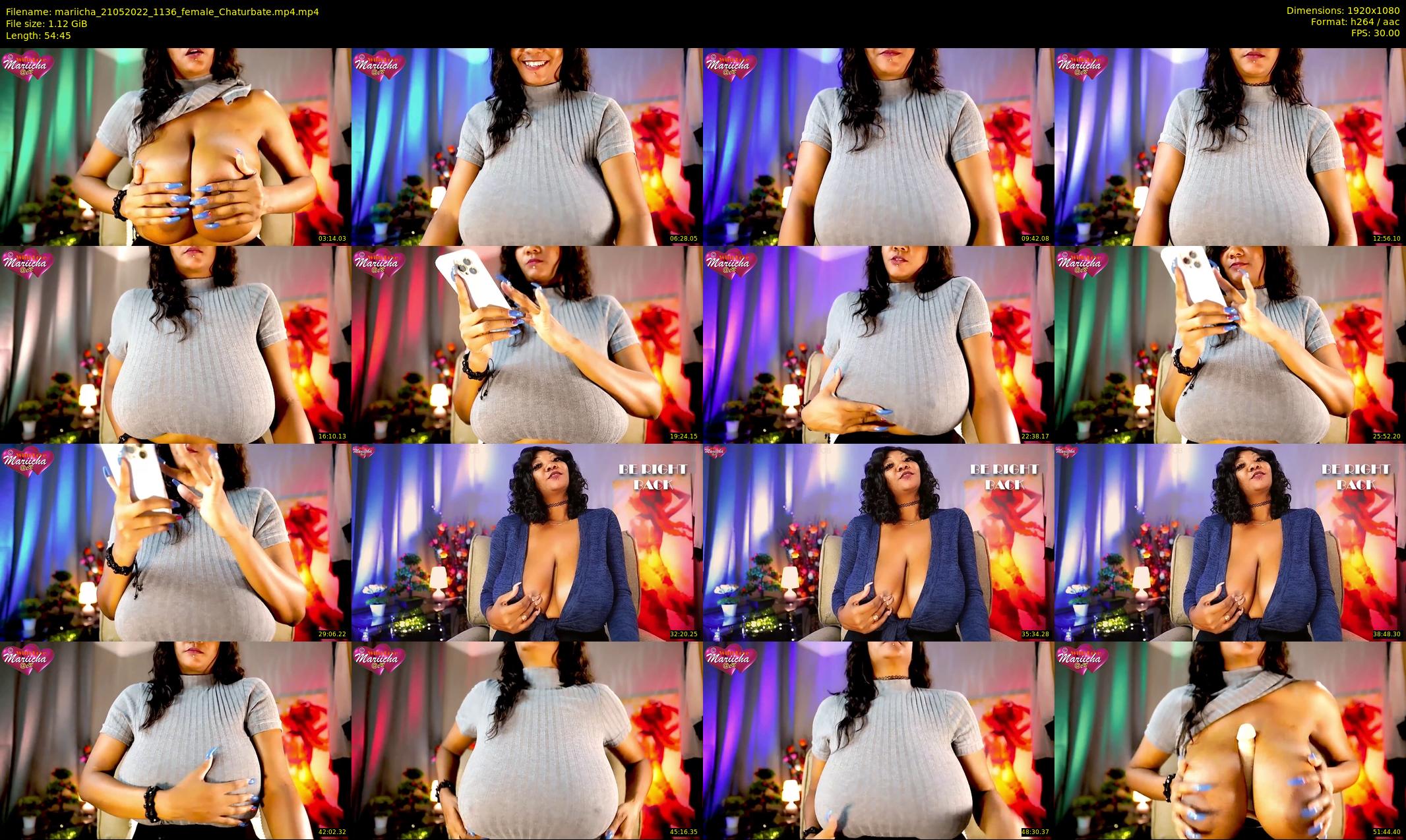mariicha — 55 minute Chaturbate female cam show recording, 1080p, May 21, 2022