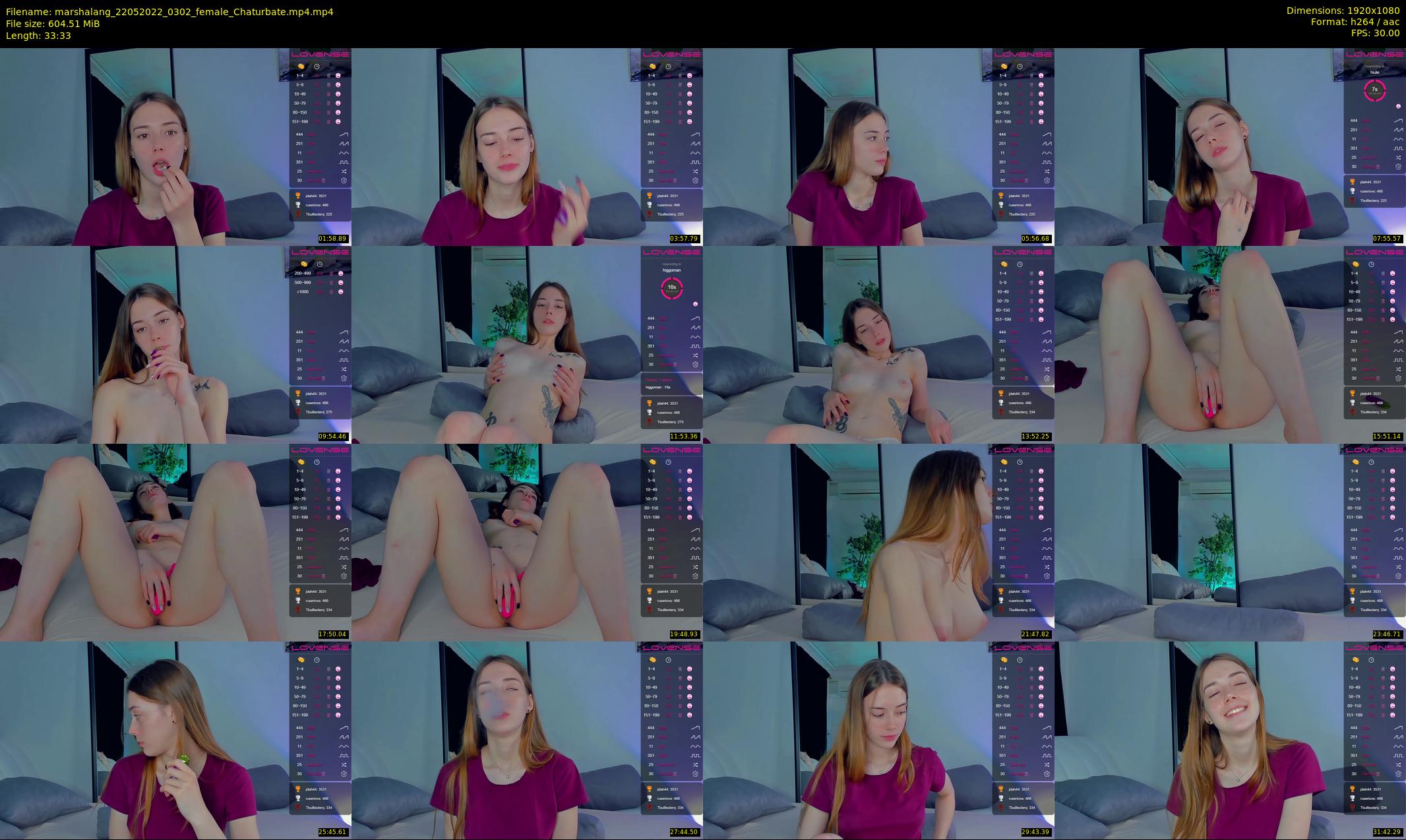 marshalang — 34 minute Chaturbate couple cam show recording, 1080p, May 22, 2022