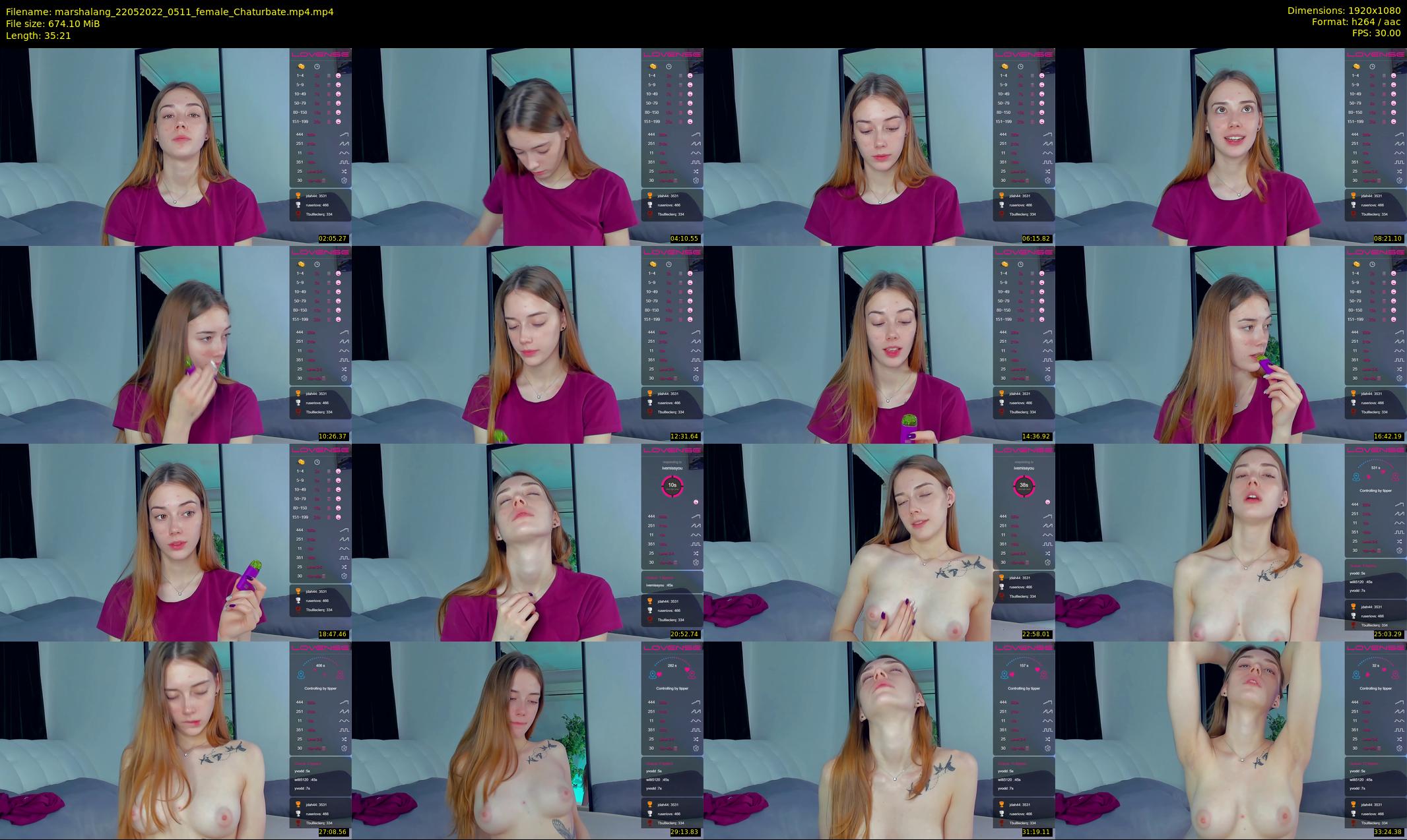 marshalang — 36 minute Chaturbate couple cam show recording, 1080p, May 22, 2022