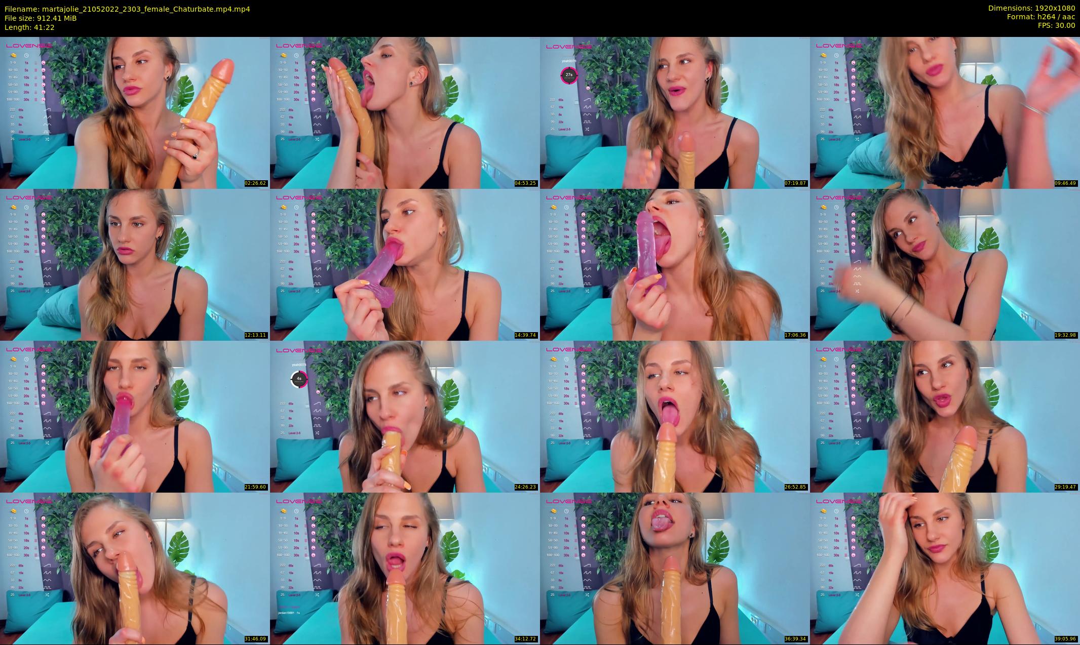 martajolie — 42 minute Chaturbate female cam show recording, 1080p, May 21, 2022