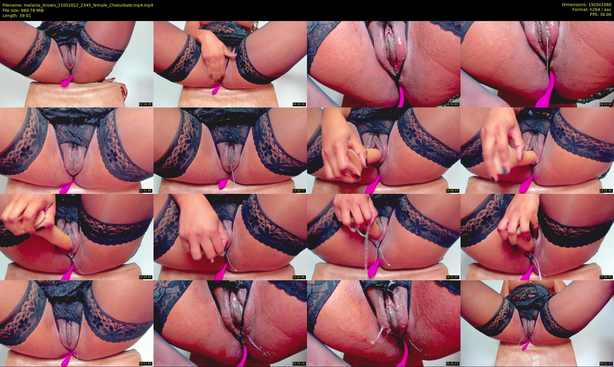 melania_browis — 40 minute Chaturbate female cam show recording, 1080p, May 21, 2022