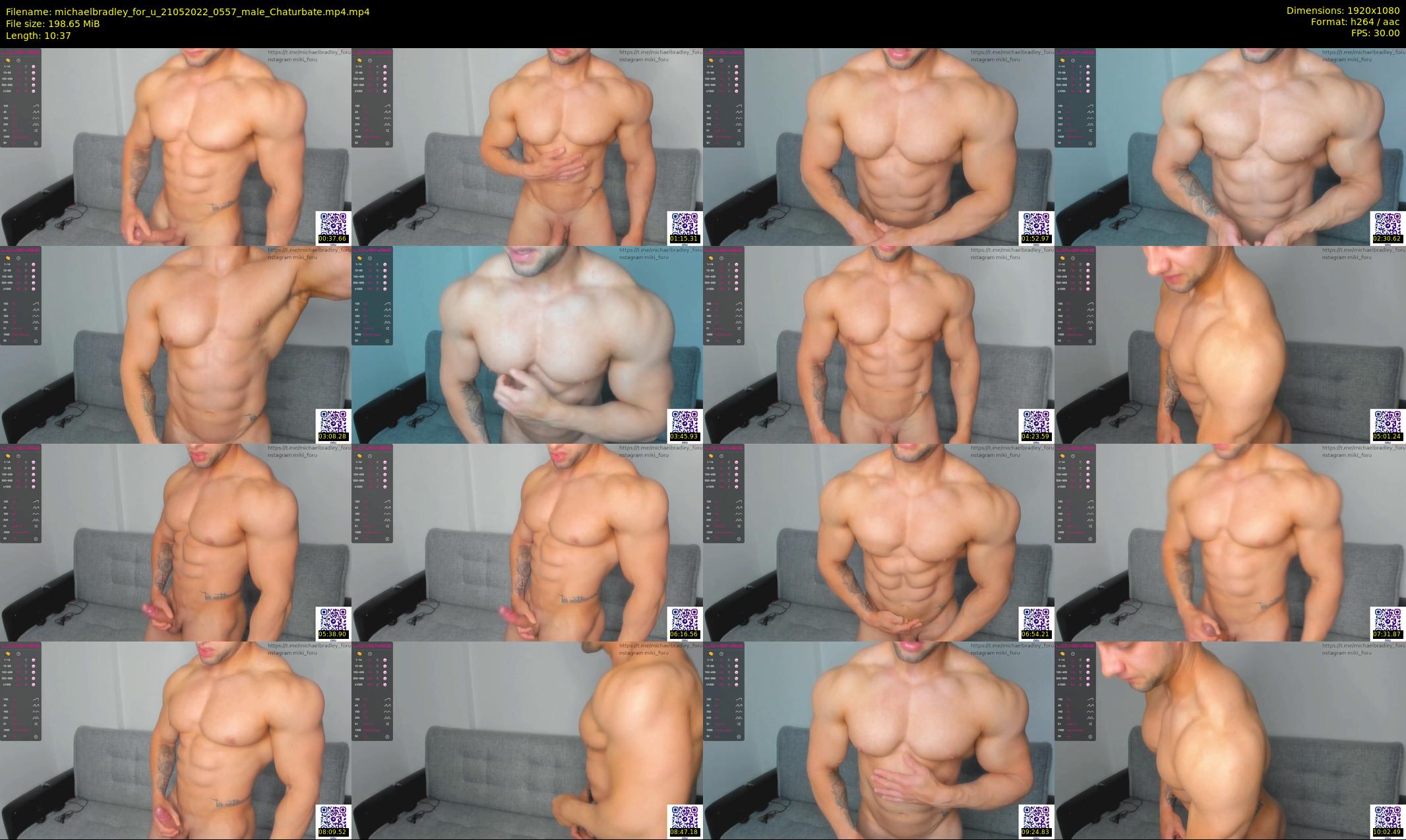 michaelbradley_for_u — 11 minute Chaturbate male cam show recording, 1080p, May 21, 2022