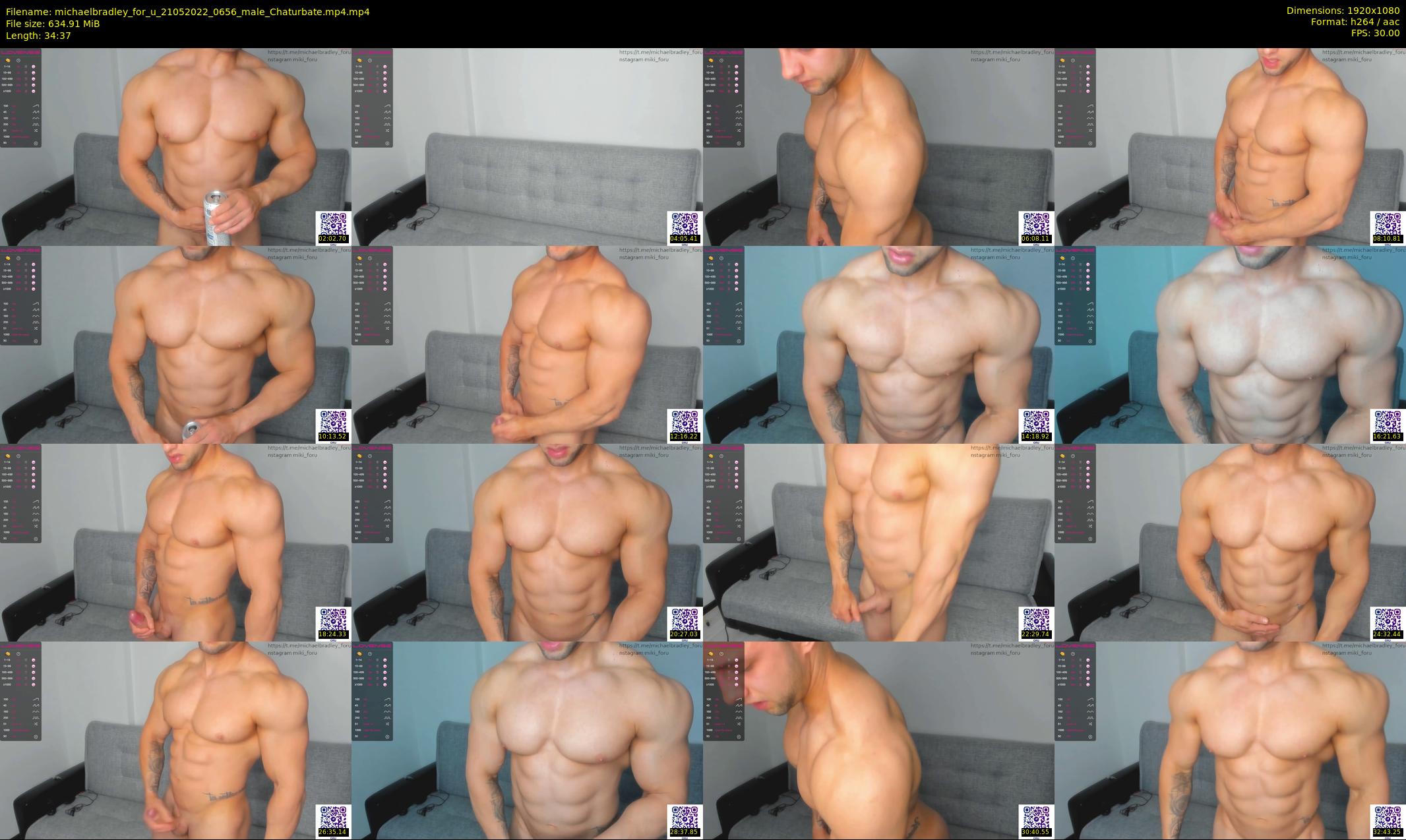 michaelbradley_for_u — 35 minute Chaturbate male cam show recording, 1080p, May 21, 2022