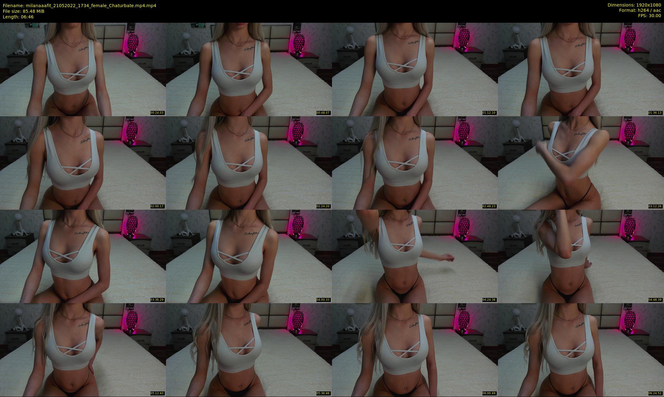 milanaaafit — 7 minute Chaturbate couple cam show recording, 1080p, May 21, 2022